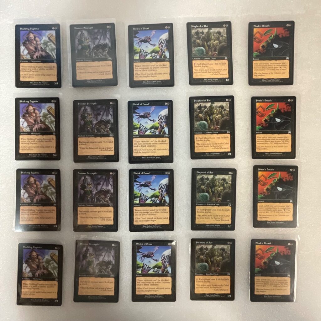 MTG Lot of 20 Black MMQ PLS ONS Shepherd of Rot - Image 1
