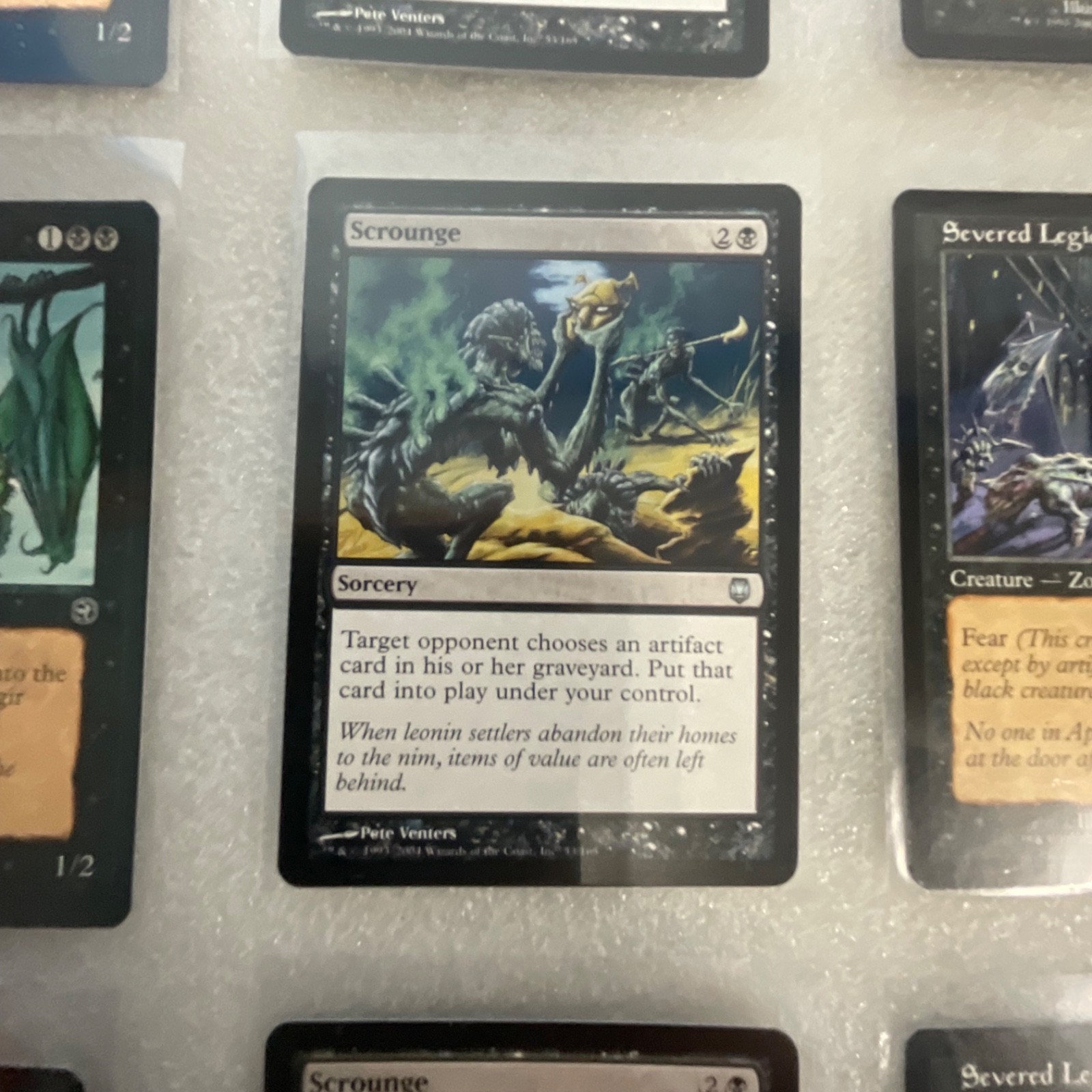 MTG Lot of 20 Black Cards 8th Ed MMQ Darksteel Mixed - Image 9