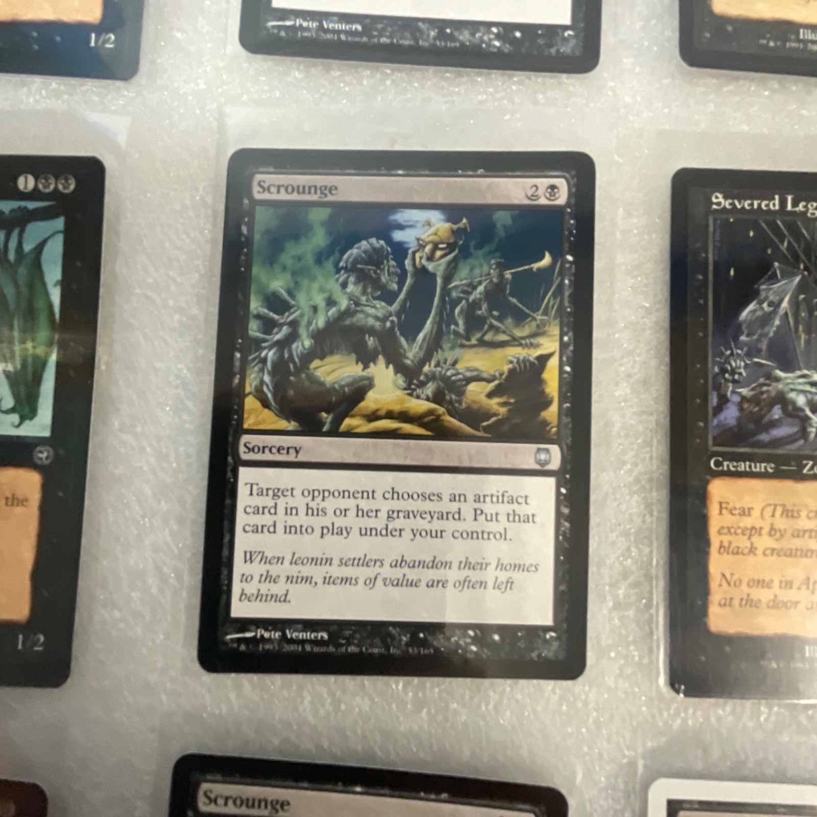 MTG Lot of 20 Black Cards 8th Ed MMQ Darksteel Mixed - Image 8