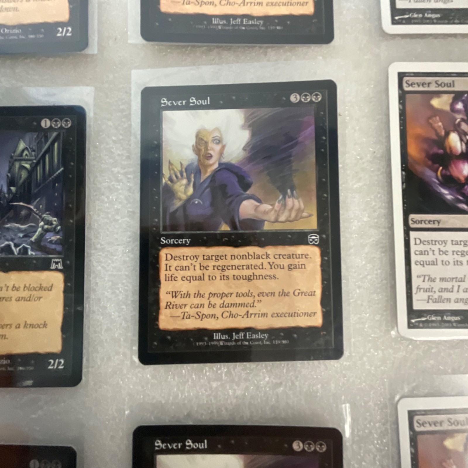 MTG Lot of 20 Black Cards 8th Ed MMQ Darksteel Mixed - Image 17