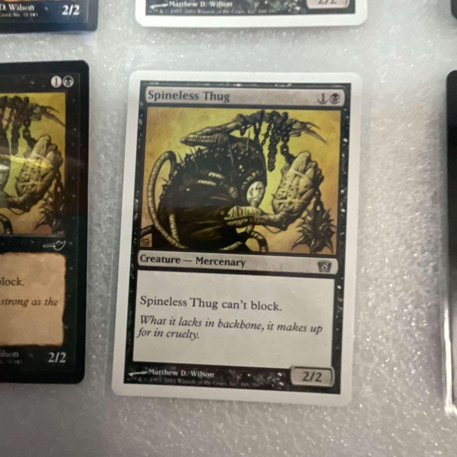 MTG Lot of 20 Black Cards Nemesis 8th Terror Spineless Thug - Image 7