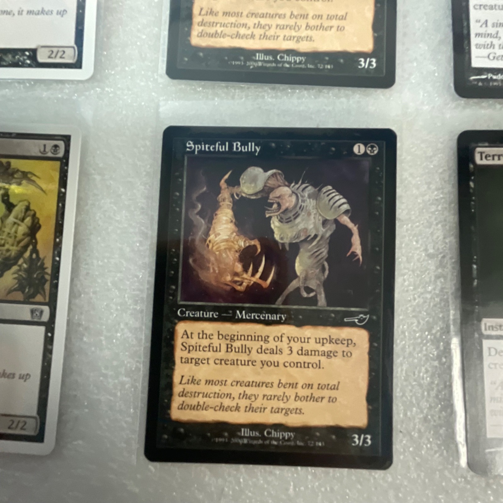 MTG Lot of 20 Black Cards Nemesis 8th Terror Spineless Thug - Image 14