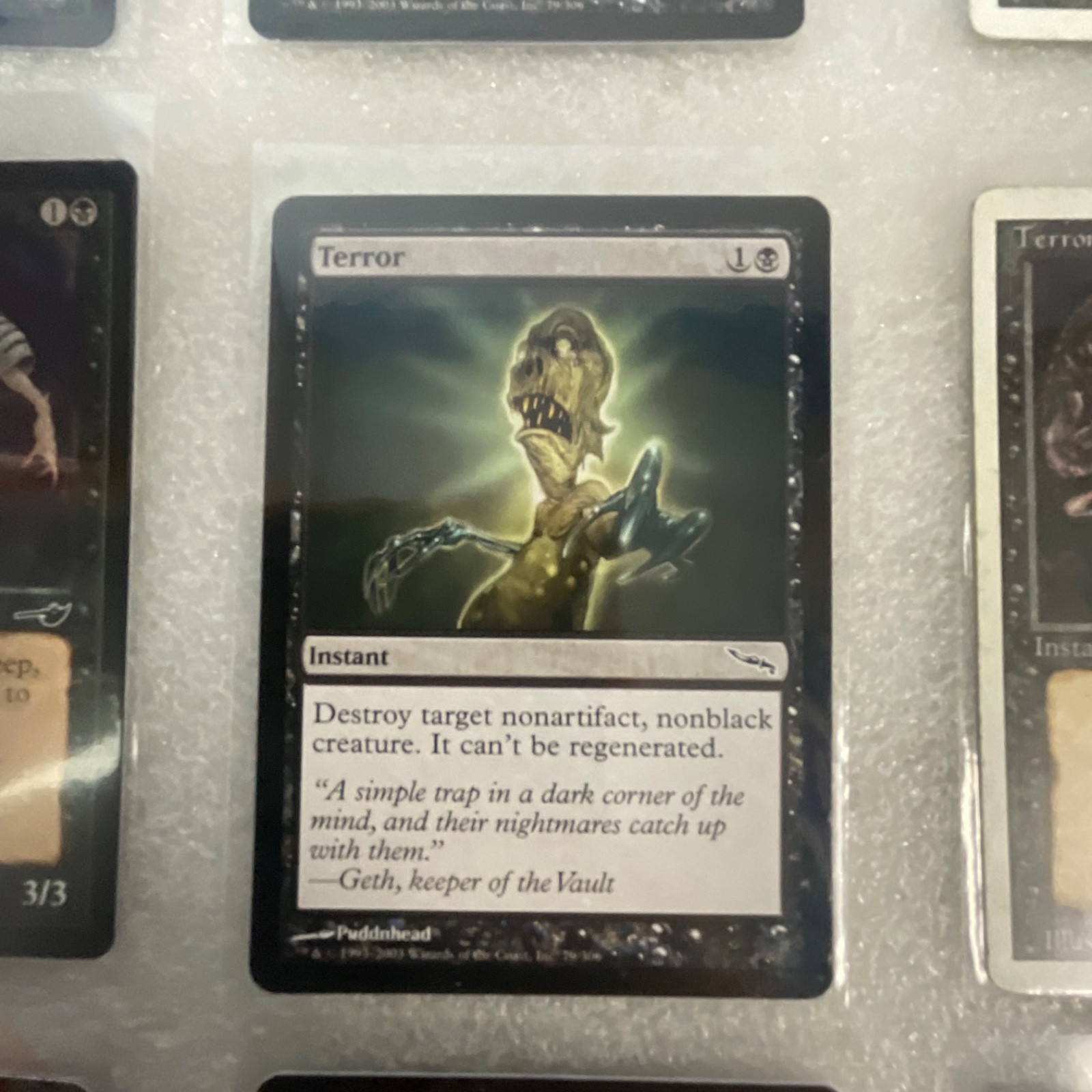 MTG Lot of 20 Black Cards Nemesis 8th Terror Spineless Thug - Image 16