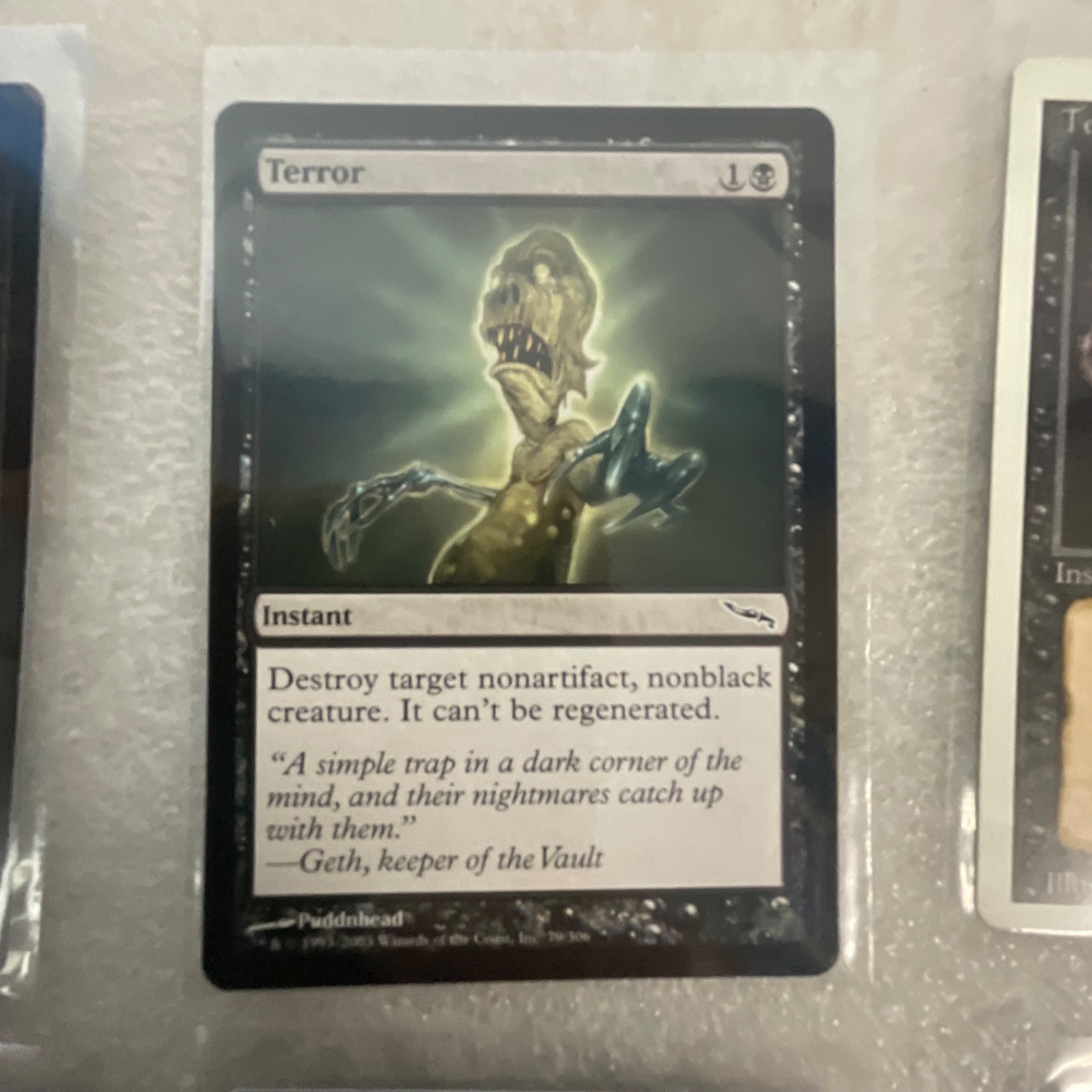 MTG Lot of 20 Black Cards Nemesis 8th Terror Spineless Thug - Image 18