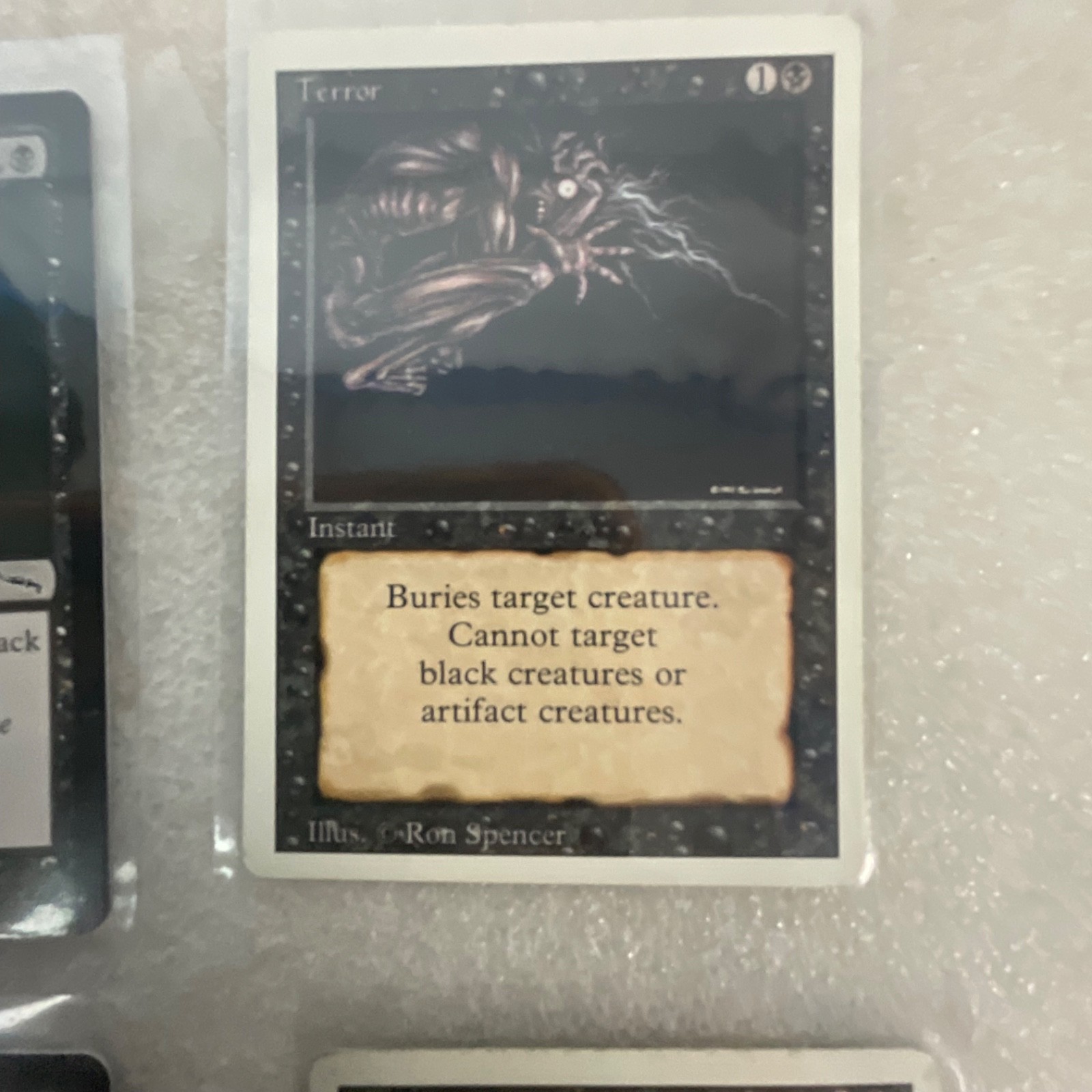 MTG Lot of 20 Black Cards Nemesis 8th Terror Spineless Thug - Image 19