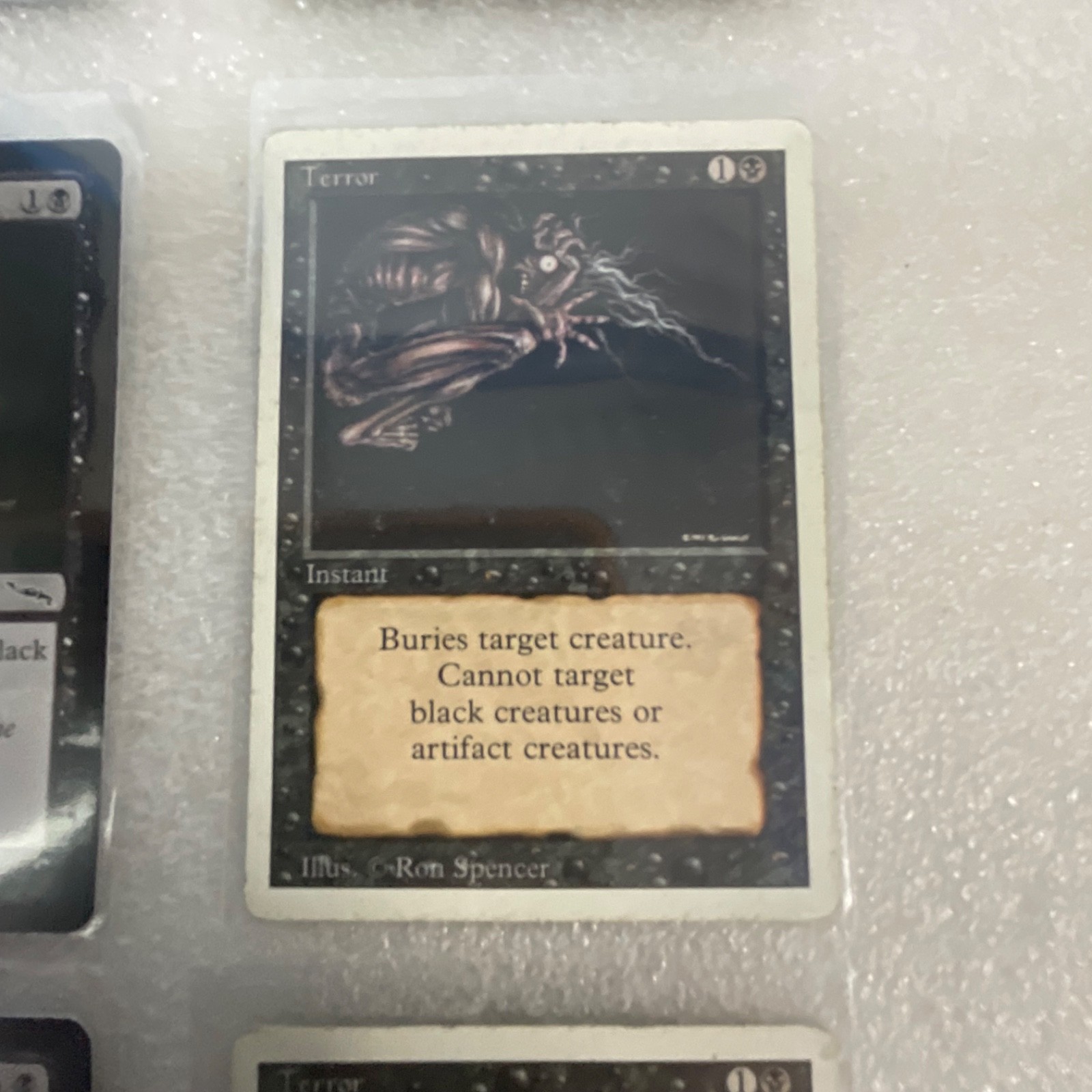 MTG Lot of 20 Black Cards Nemesis 8th Terror Spineless Thug - Image 22