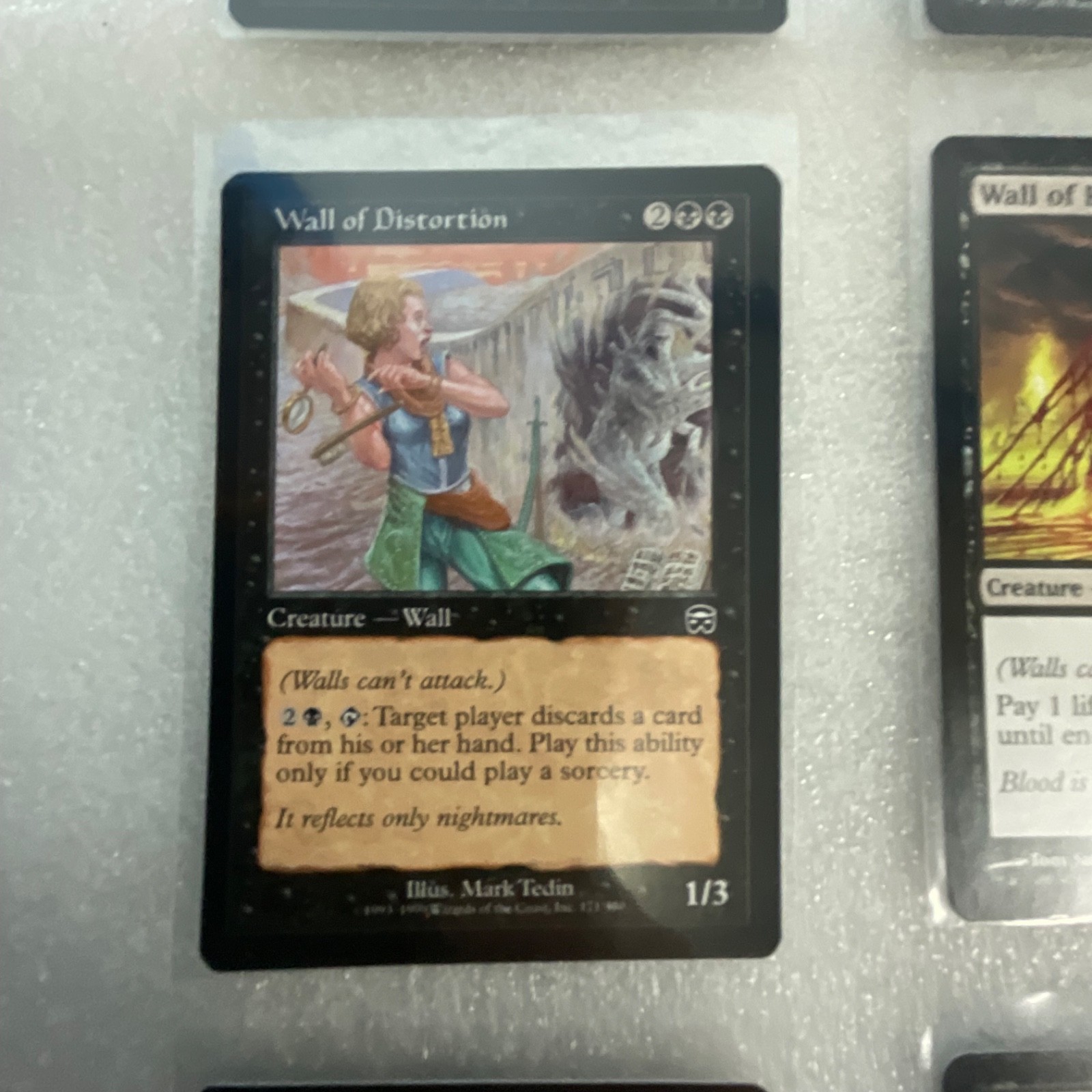MTG Lot of 20 Black Cards MMQ MRD 8ED Wall of Blood Mixed - Image 4