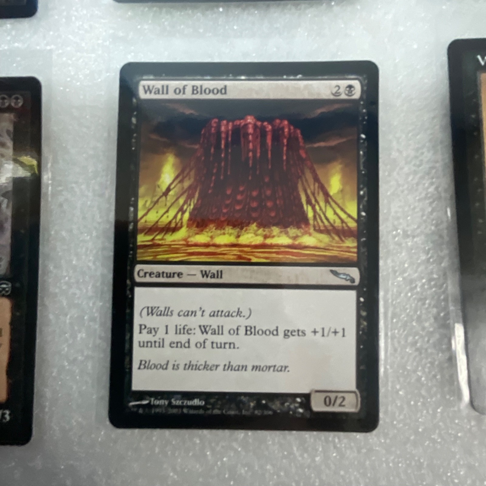 MTG Lot of 20 Black Cards MMQ MRD 8ED Wall of Blood Mixed - Image 7