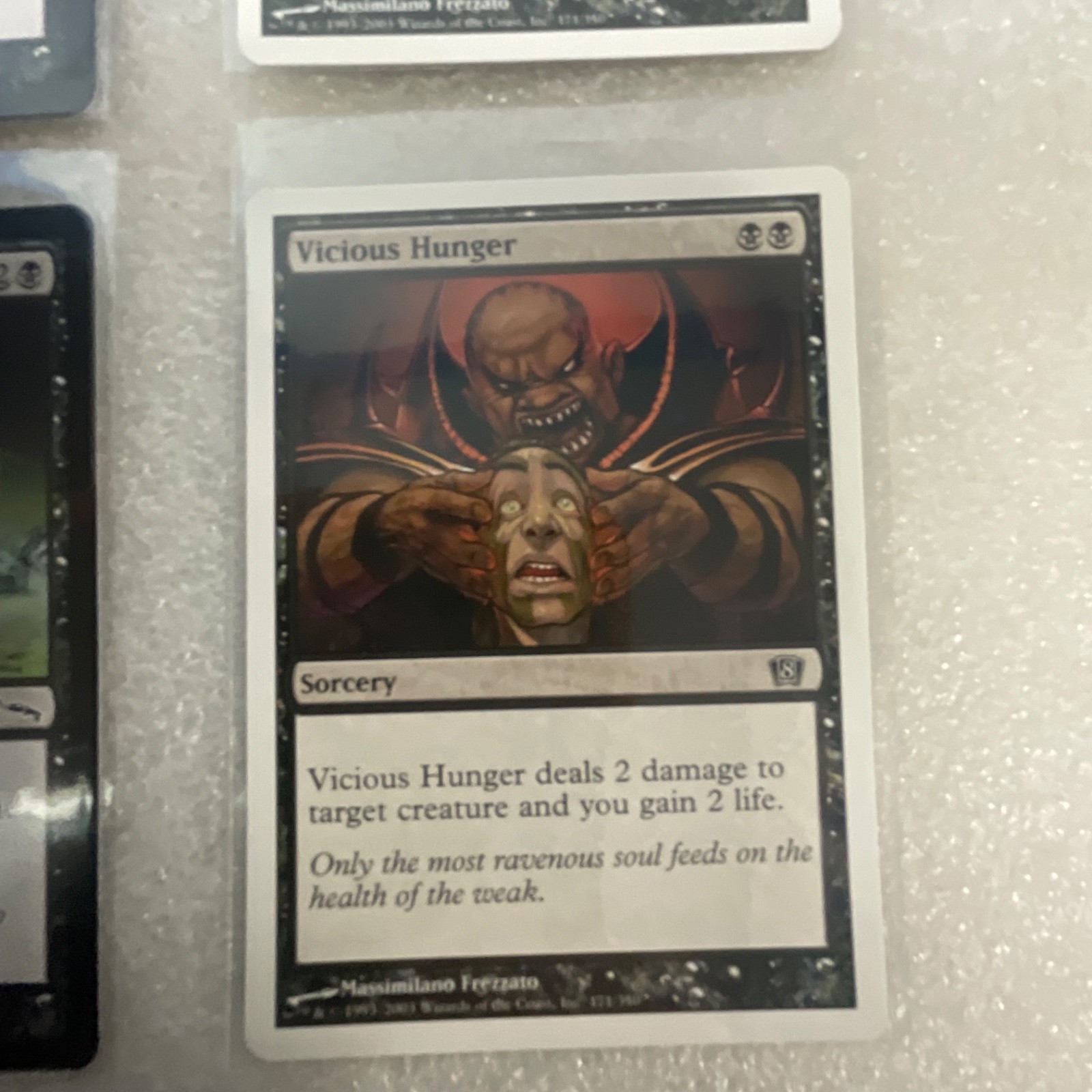 MTG Lot of 20 Black Cards MMQ MRD 8ED Wall of Blood Mixed - Image 21