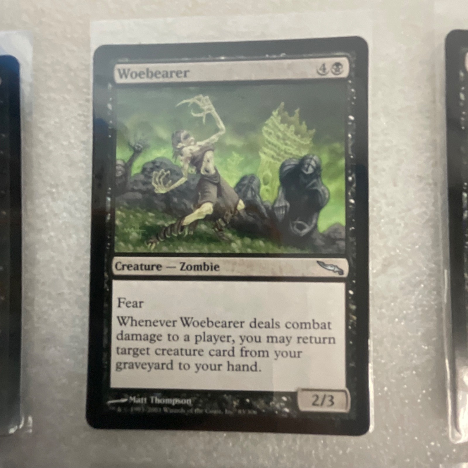 MTG Lot of 20 Black Cards Mirrodin Odyssey Mixed Woebearer - Image 11