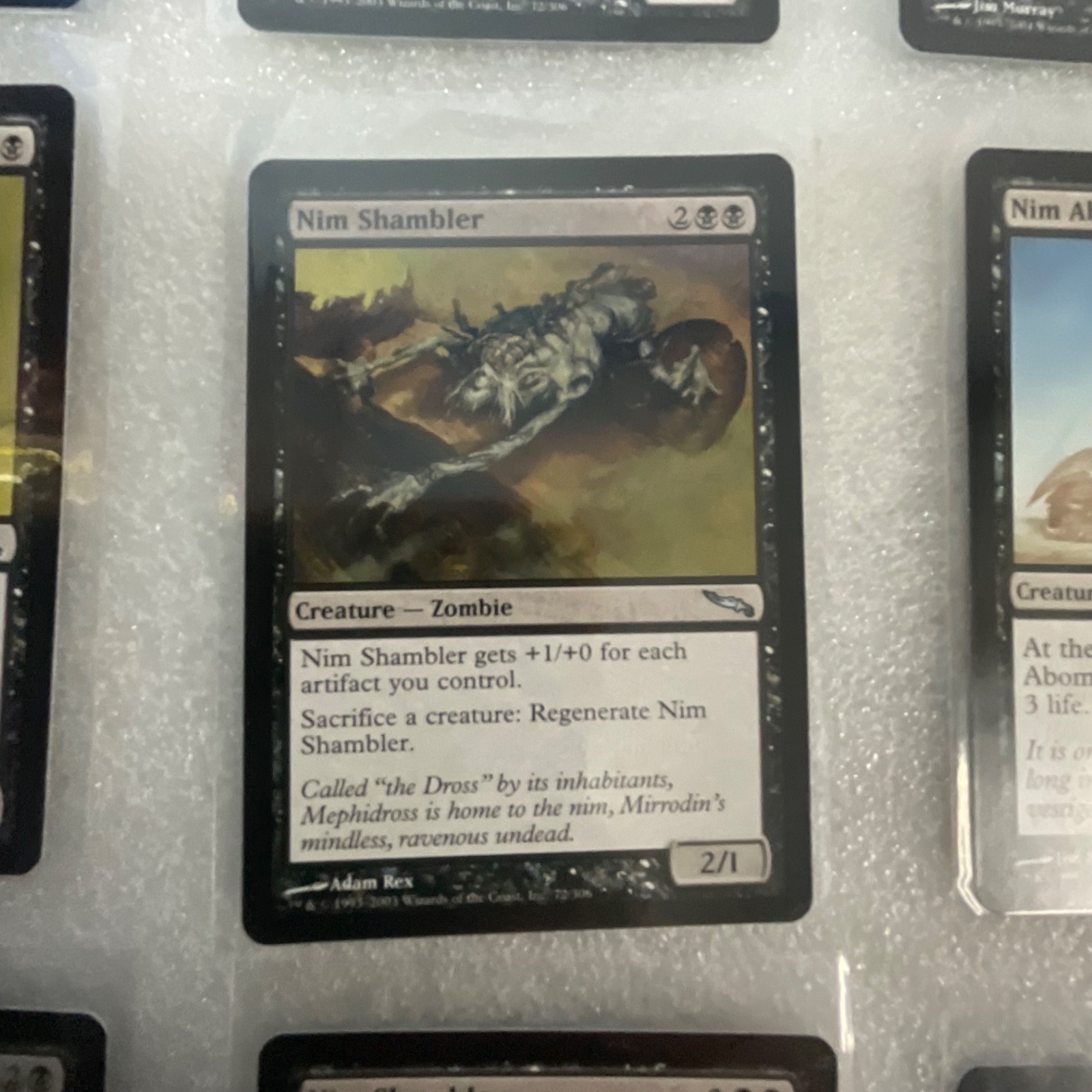 MTG Lot of 20 Black Cards Mirrodin Darksteel Planeshift - Image 8