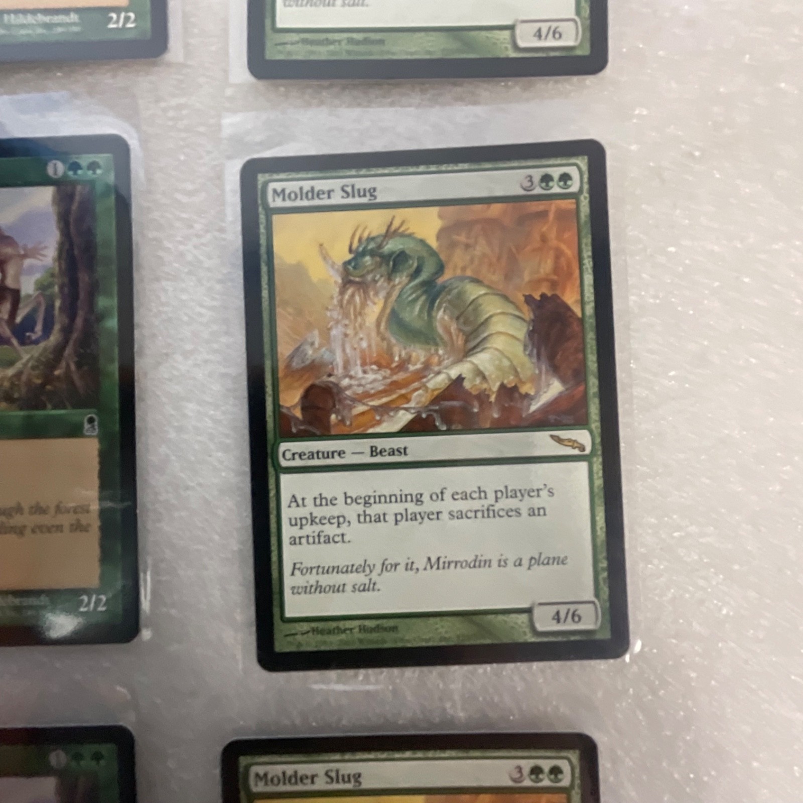 MTG 20 Card Green Black Lot Odyssey Mirrodin Molder Slug - Image 20