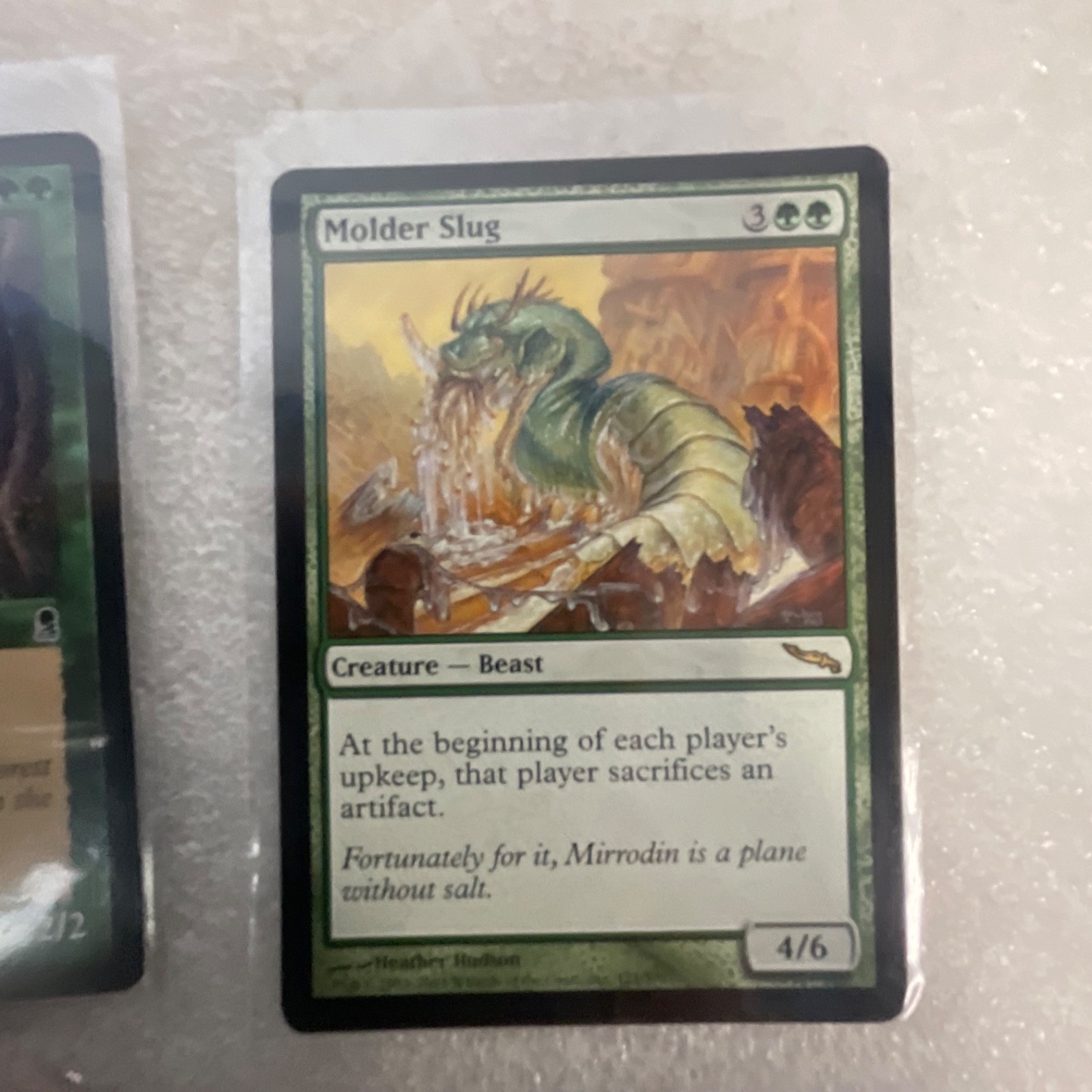 MTG 20 Card Green Black Lot Odyssey Mirrodin Molder Slug - Image 19
