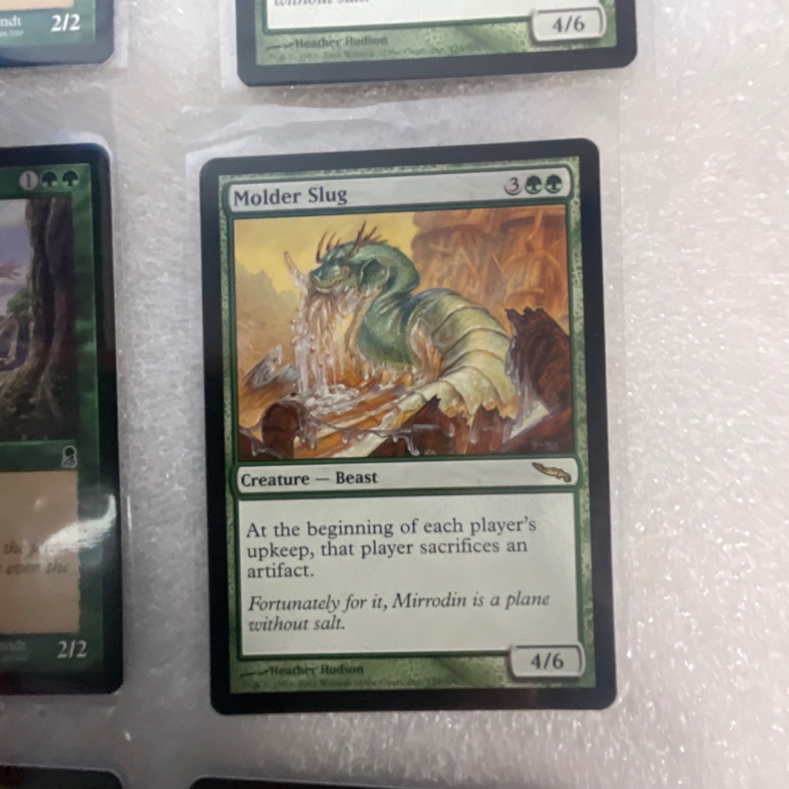 MTG 20 Card Green Black Lot Odyssey Mirrodin Molder Slug - Image 21