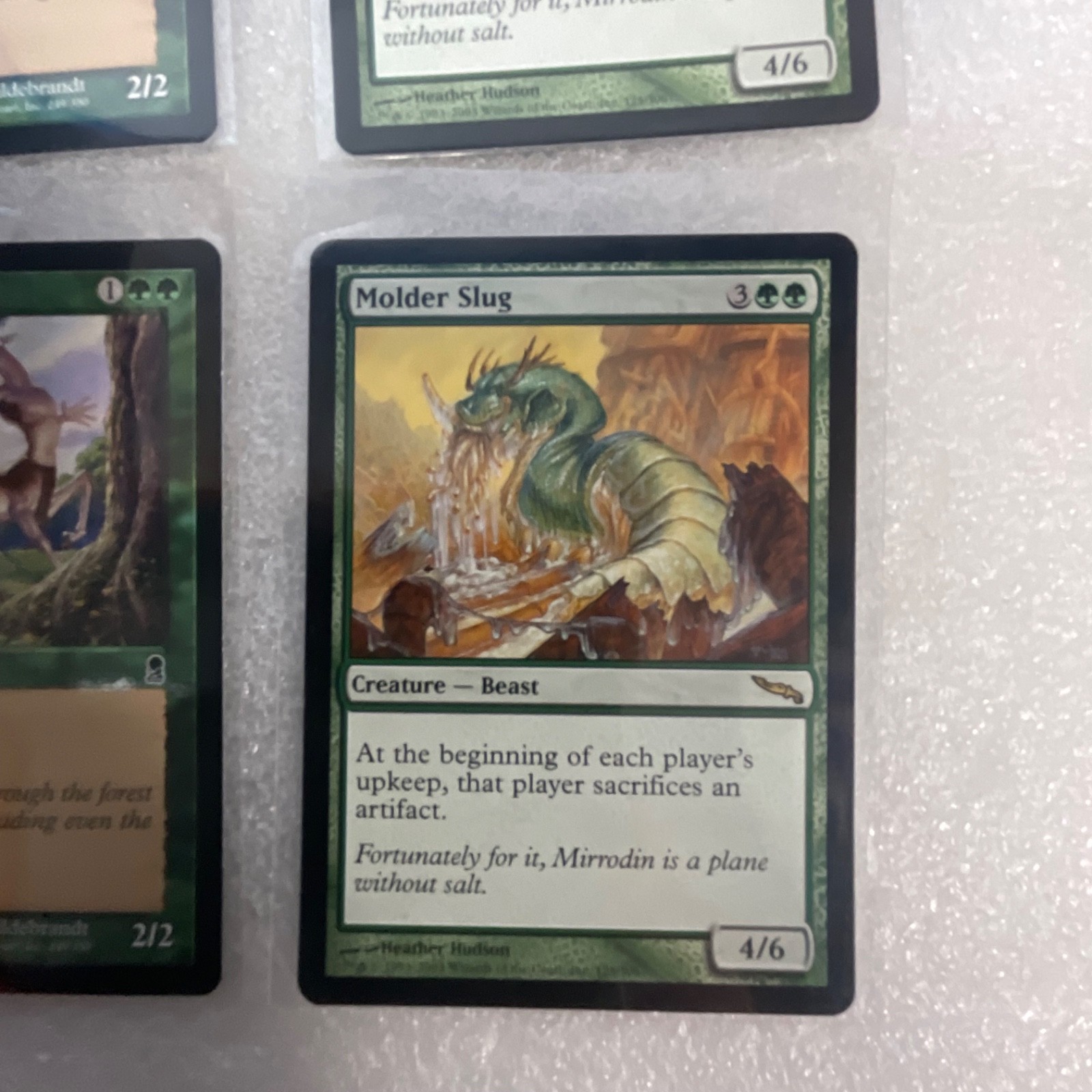MTG 20 Card Green Black Lot Odyssey Mirrodin Molder Slug - Image 22