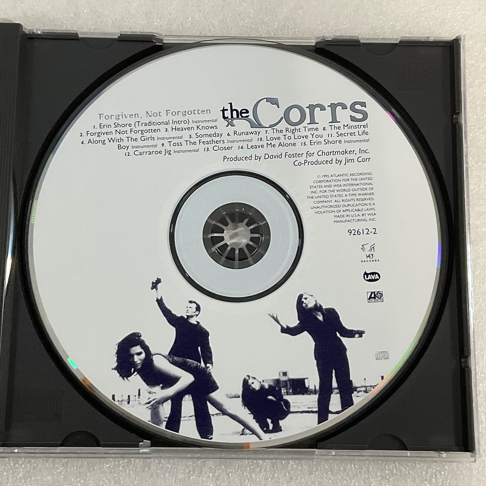 The Corrs Forgiven Not Forgotten CD Album 1995 143 Lava Records 92612-2 - Image 8