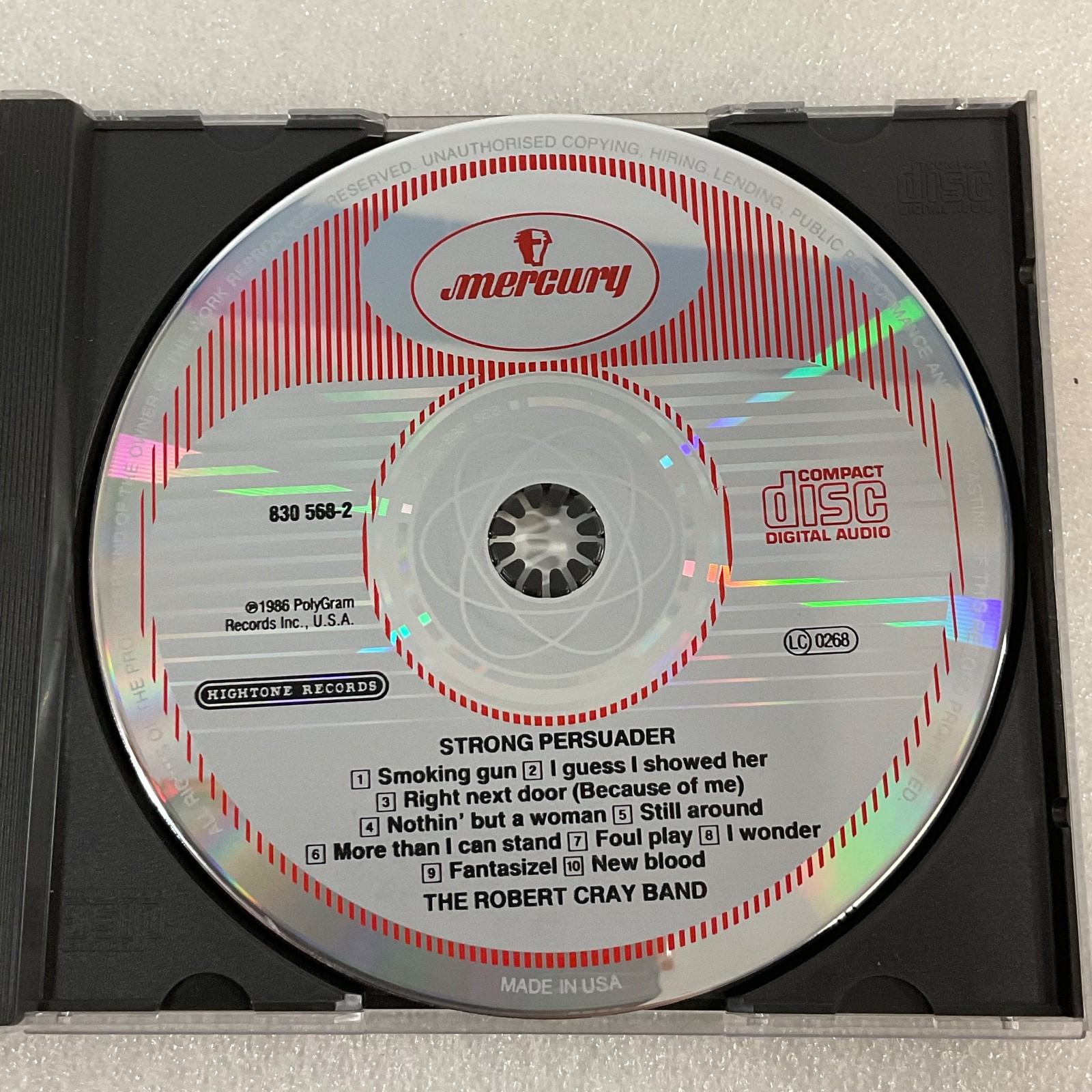 Robert Cray Band Strong Persuader CD 1986 Mercury PolyGram USA Blues - Image 8