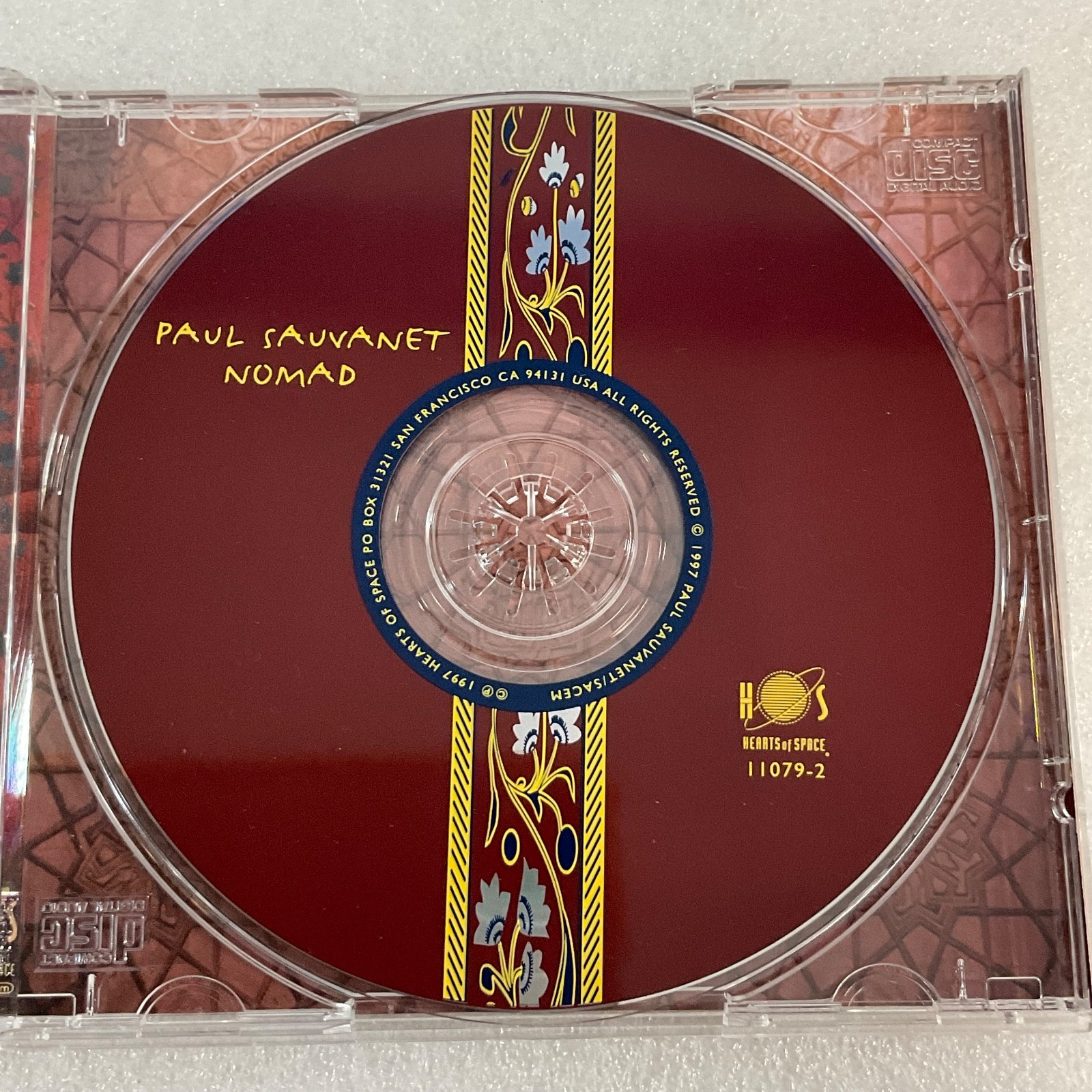 Paul Sauvanet Nomad CD Hearts of Space 1997 Ambient New Age Album - Image 8
