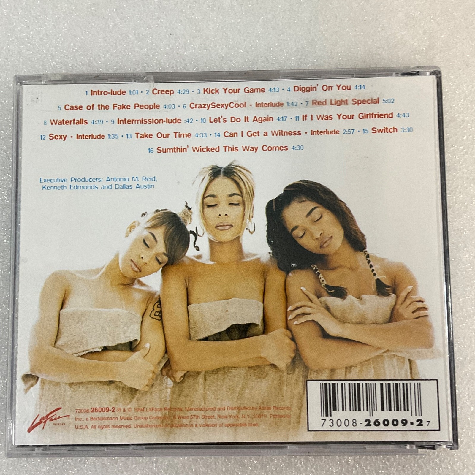 TLC CrazySexyCool CD Album 1994 LaFace Records R&B Classic - Image 2