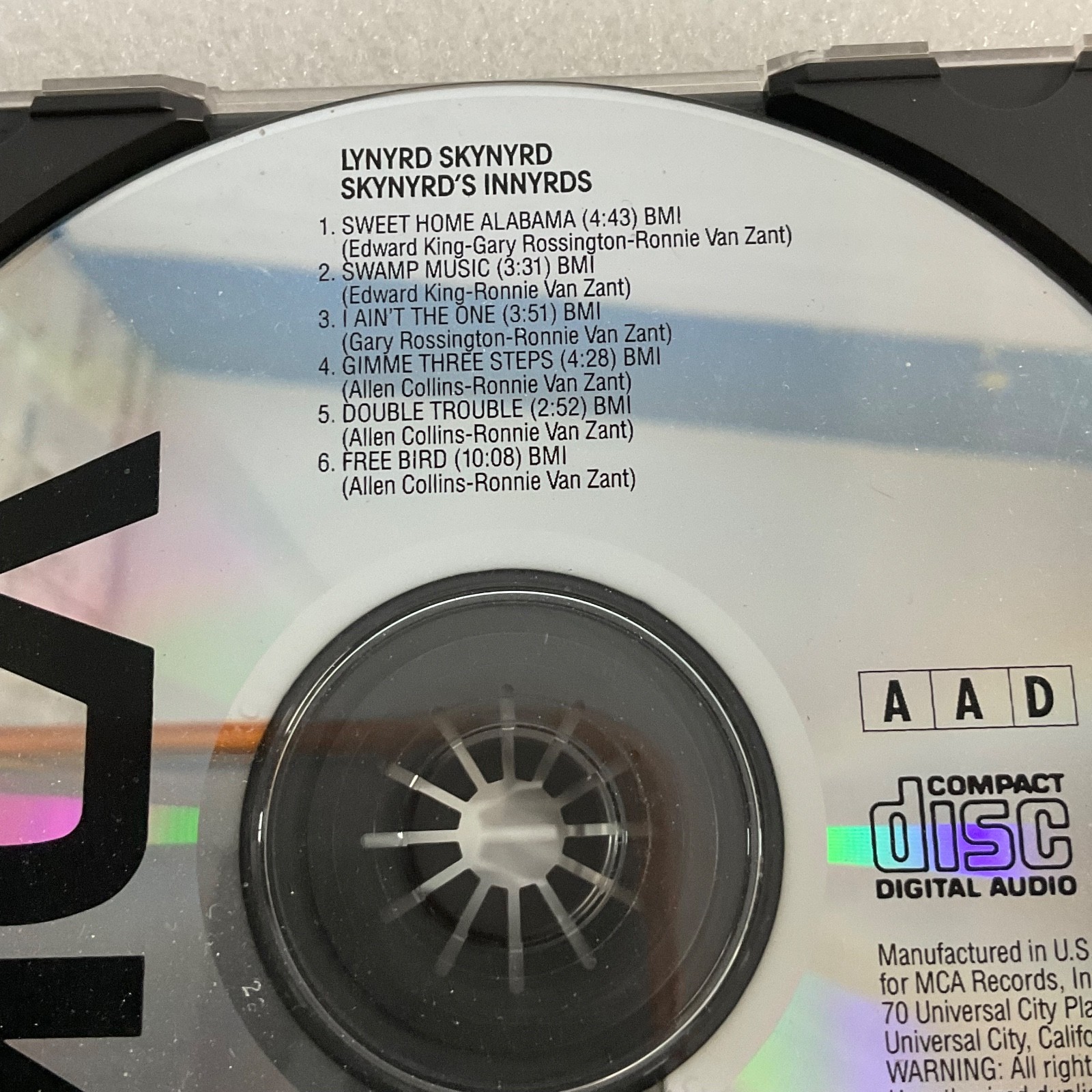 Lynyrd Skynyrd Skynyrd’s Innyrds CD Greatest Hits MCA No Front Insert - Image 7