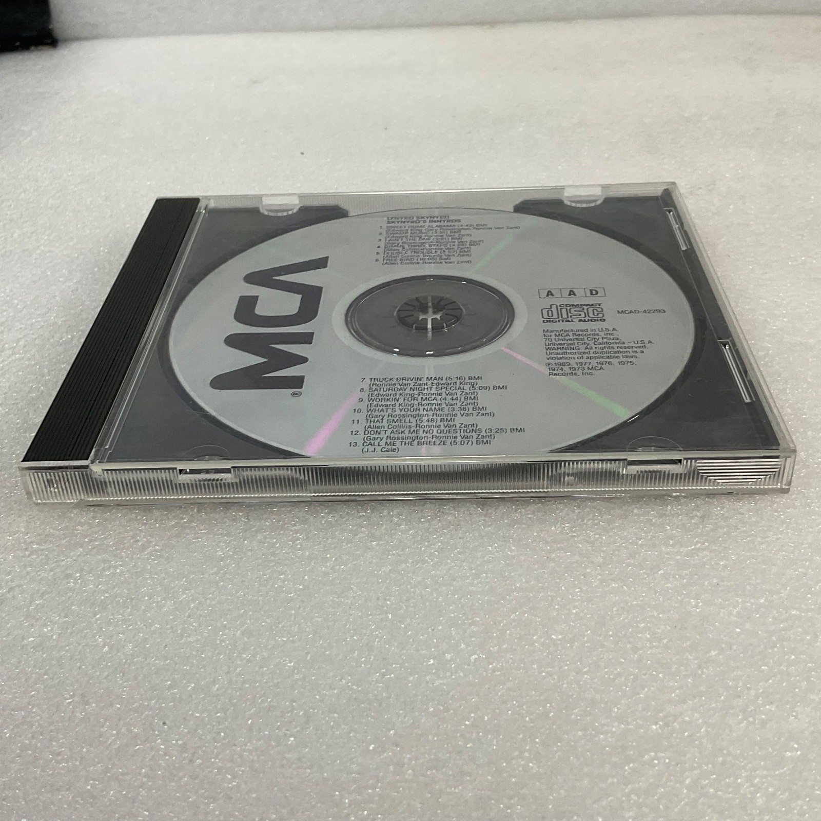 Lynyrd Skynyrd Skynyrd’s Innyrds CD Greatest Hits MCA No Front Insert - Image 4