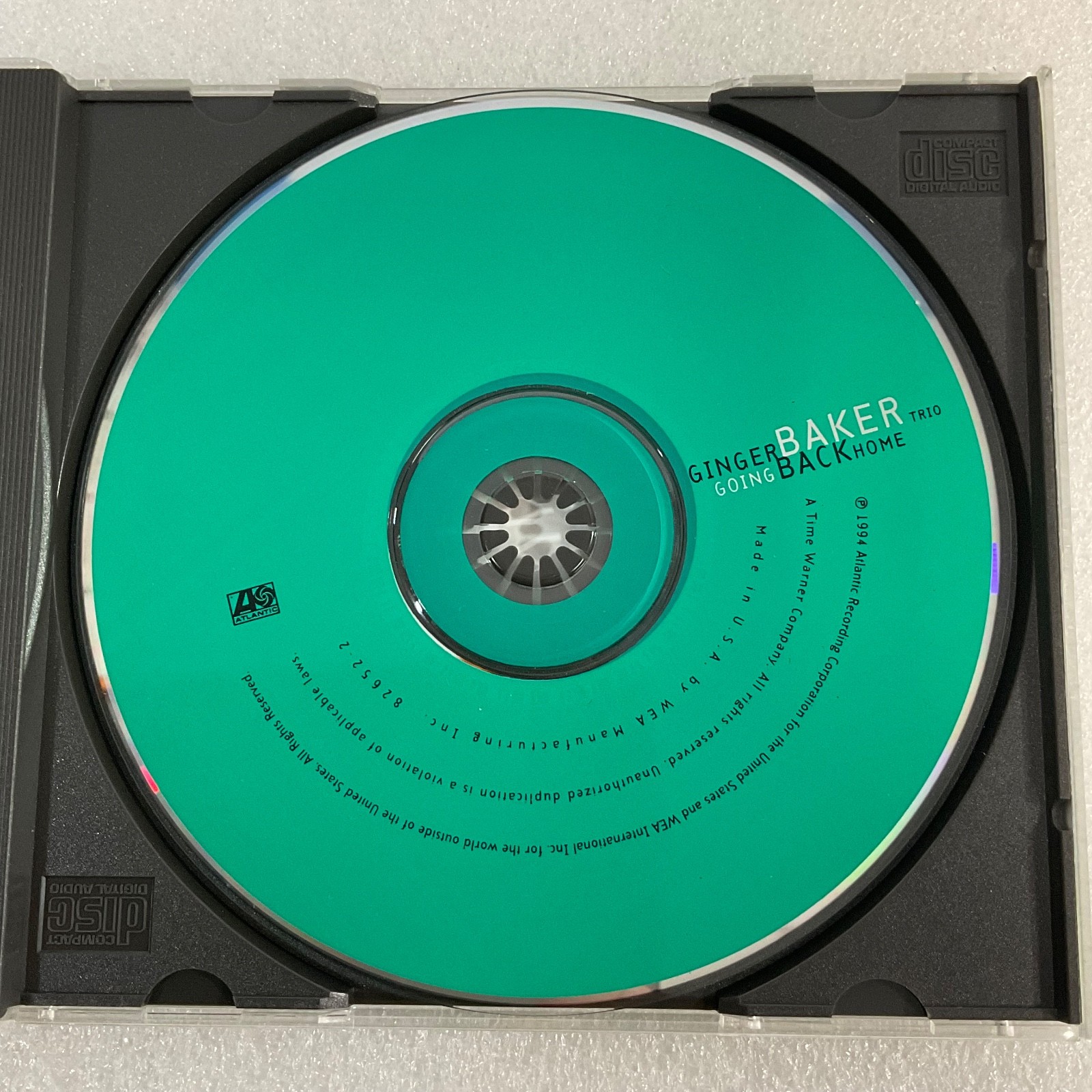 Ginger Baker Trio Going Back Home CD Atlantic Records Jazz 1994 - Image 8