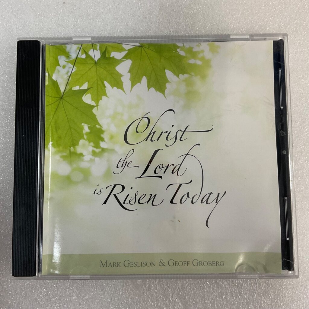 Mark Geslison & Geoff Groberg Christ The Lord Is Risen Today CD 2008 Hymns - Image 1