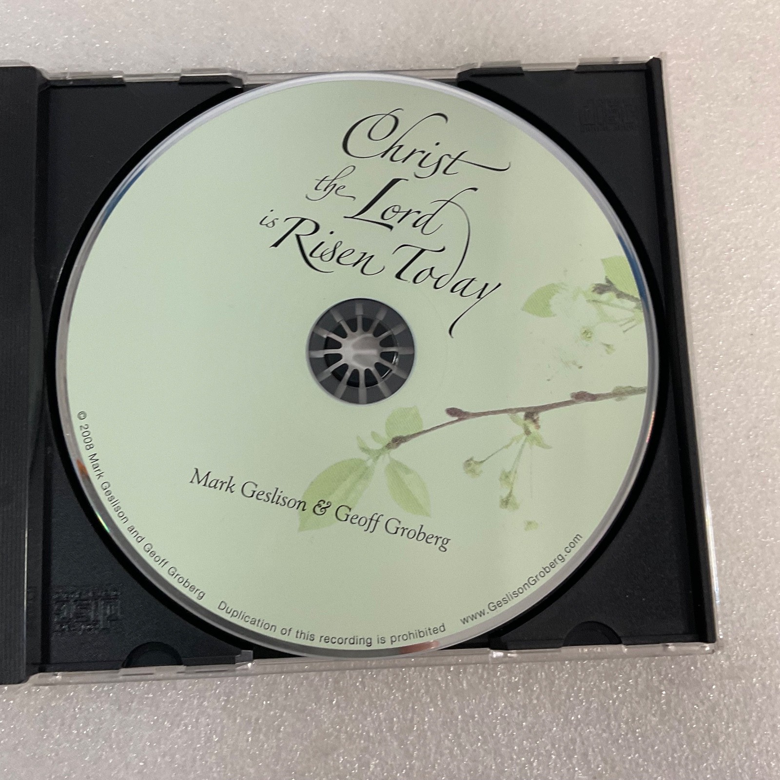 Mark Geslison & Geoff Groberg Christ The Lord Is Risen Today CD 2008 Hymns - Image 8