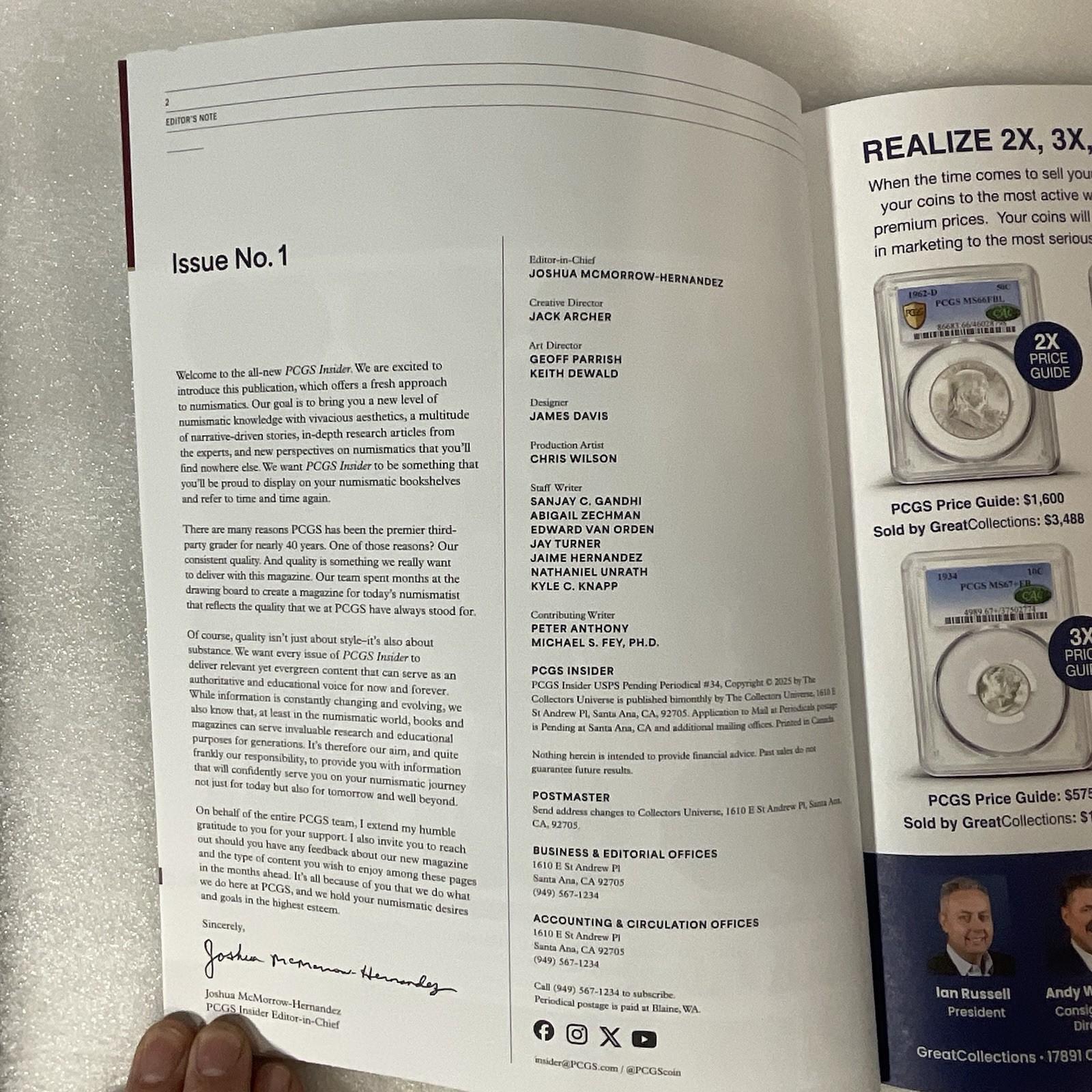 🔥 PCGS Insider Magazine Issue No. 1 May/June 2025 – Debut Issue! Numismatics - Image 8