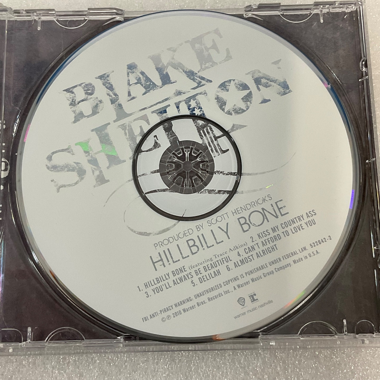 Blake Shelton Hillbilly Bone CD Album 2010 Country Warner Bros - Image 8