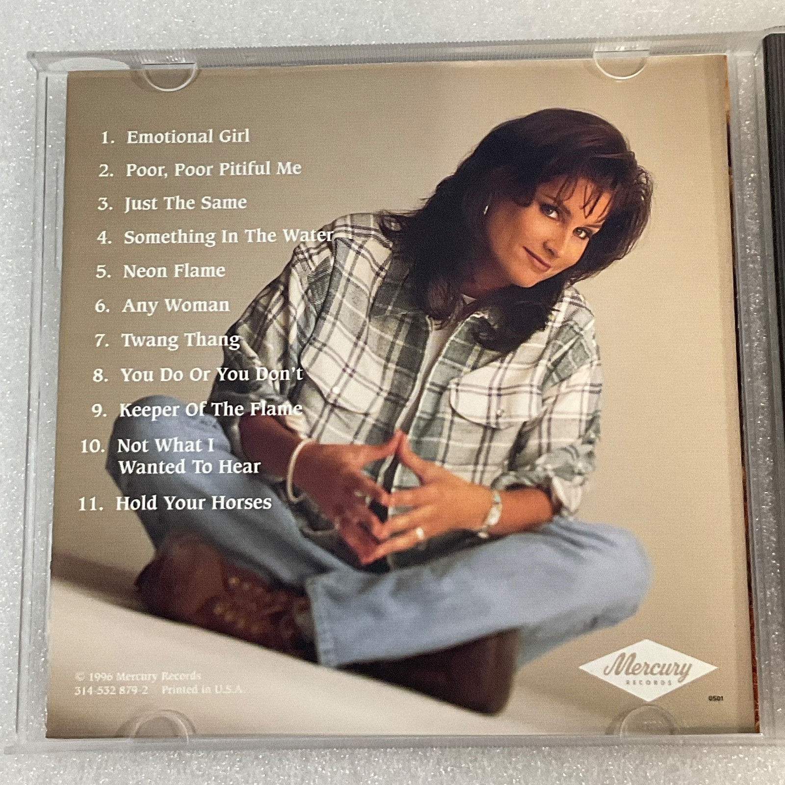 Terri Clark Just The Same CD 1996 Mercury Country Album - Image 7