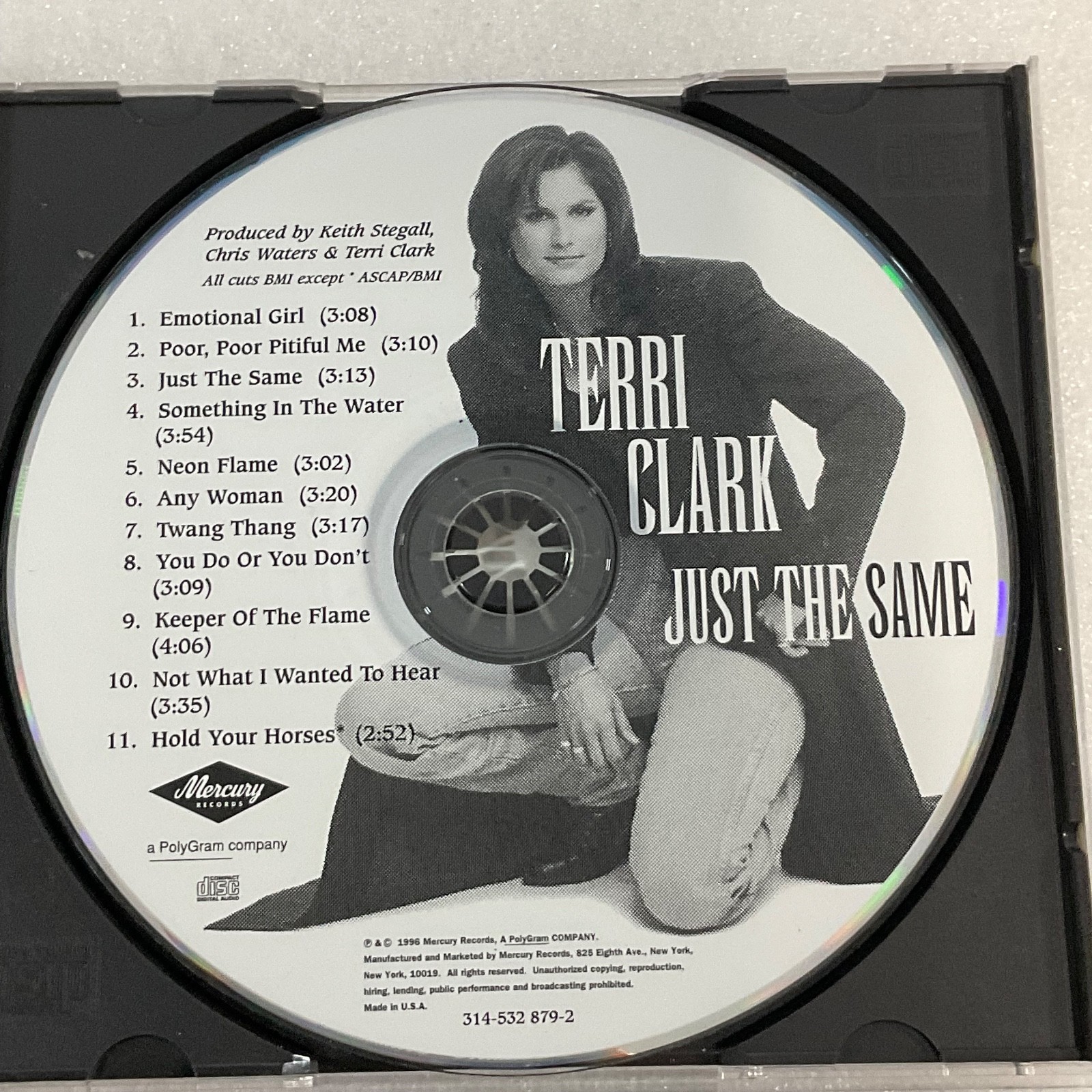 Terri Clark Just The Same CD 1996 Mercury Country Album - Image 8
