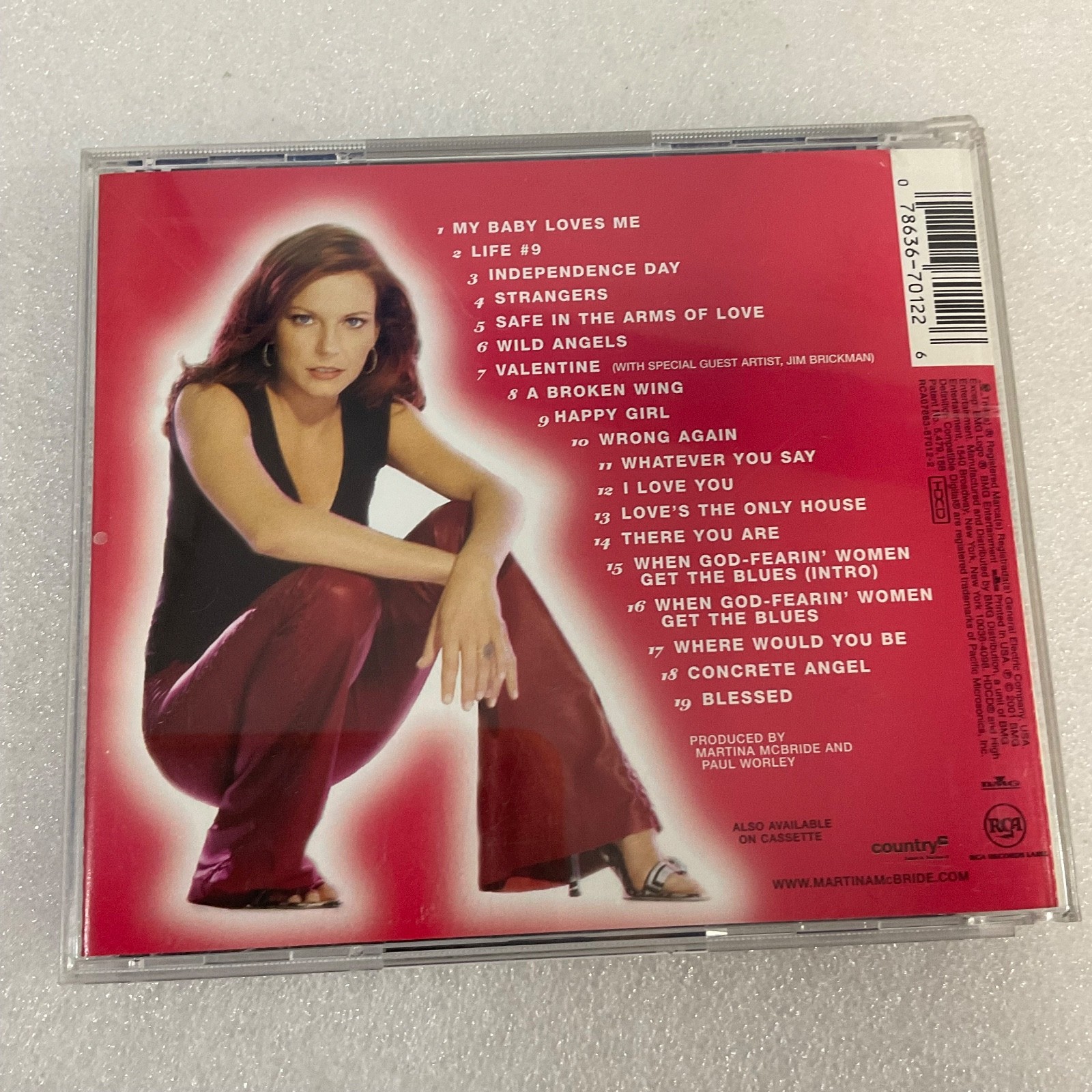 Martina McBride Greatest Hits CD Album 2001 RCA Country Music Collection - Image 2