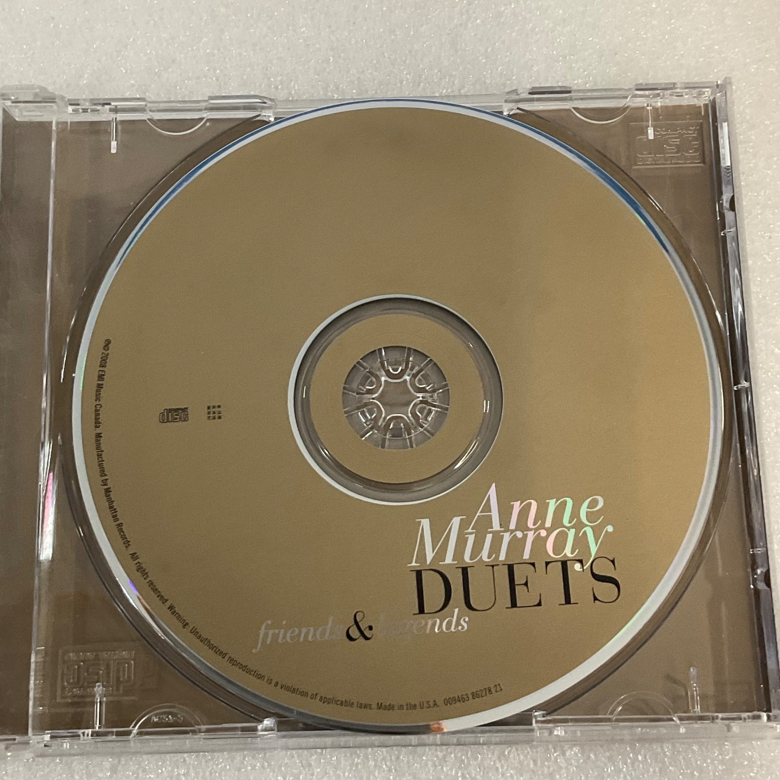 Anne Murray Duets Friends & Legends CD 2008 EMI - Image 9