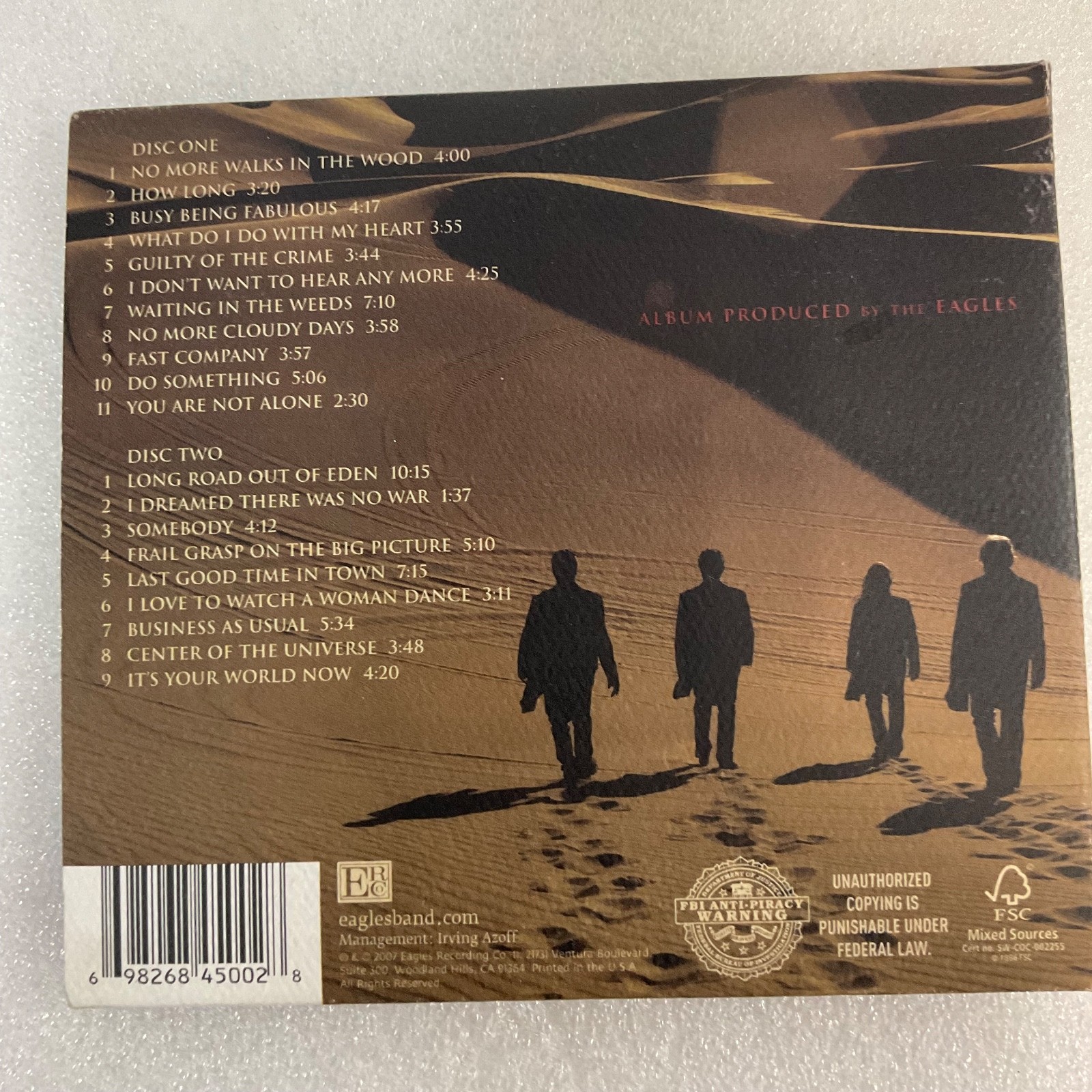 Eagles Long Road Out of Eden 2 CD + Bonus DVD Set Digipak 2007 - Image 2