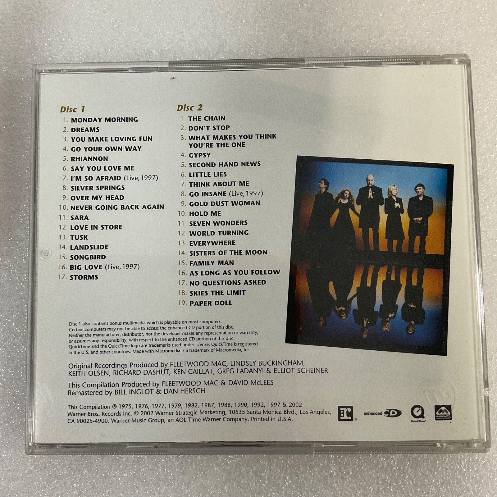 The Very Best of Fleetwood Mac 2CD 2002 Compilation Rock Classics - Image 2