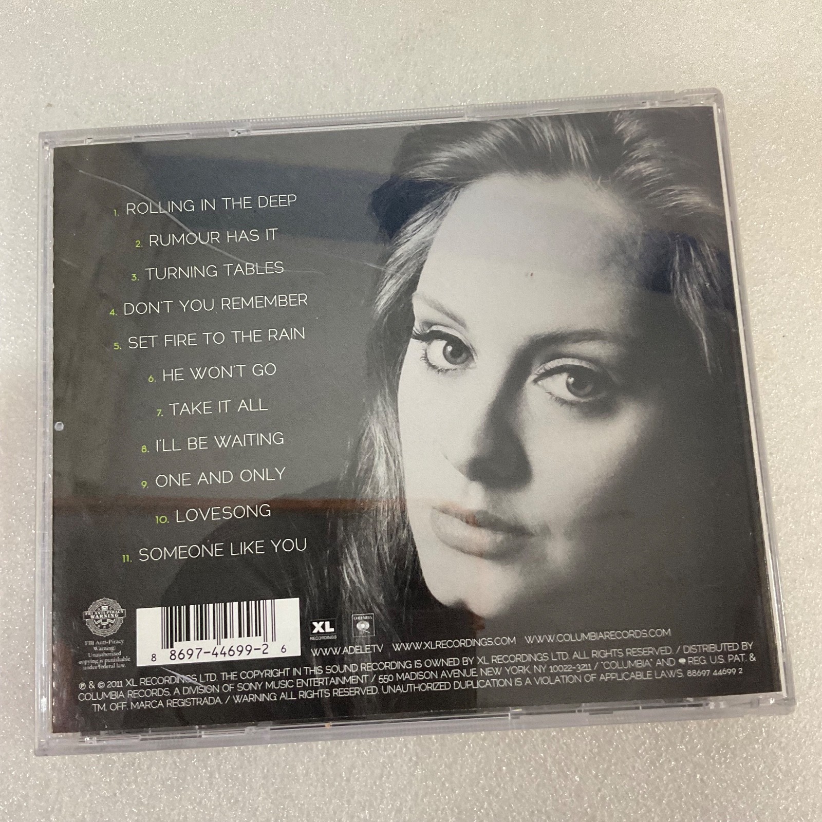 Adele 21 CD Album XL Recordings Columbia 2011 - Image 2