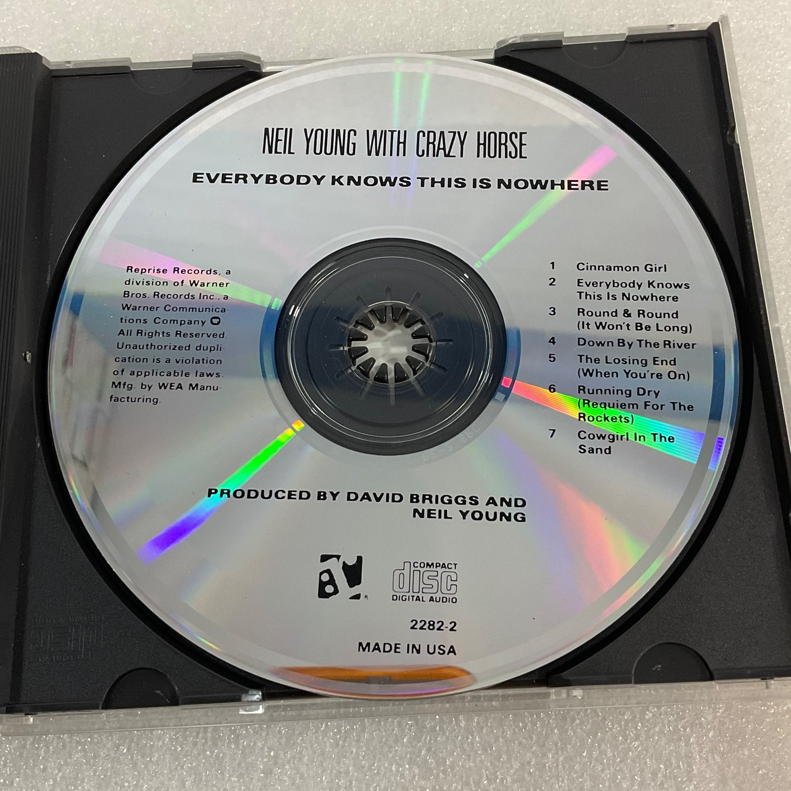 Neil Young Everybody Knows This Is Nowhere CD Reprise 2282-2 - Image 8