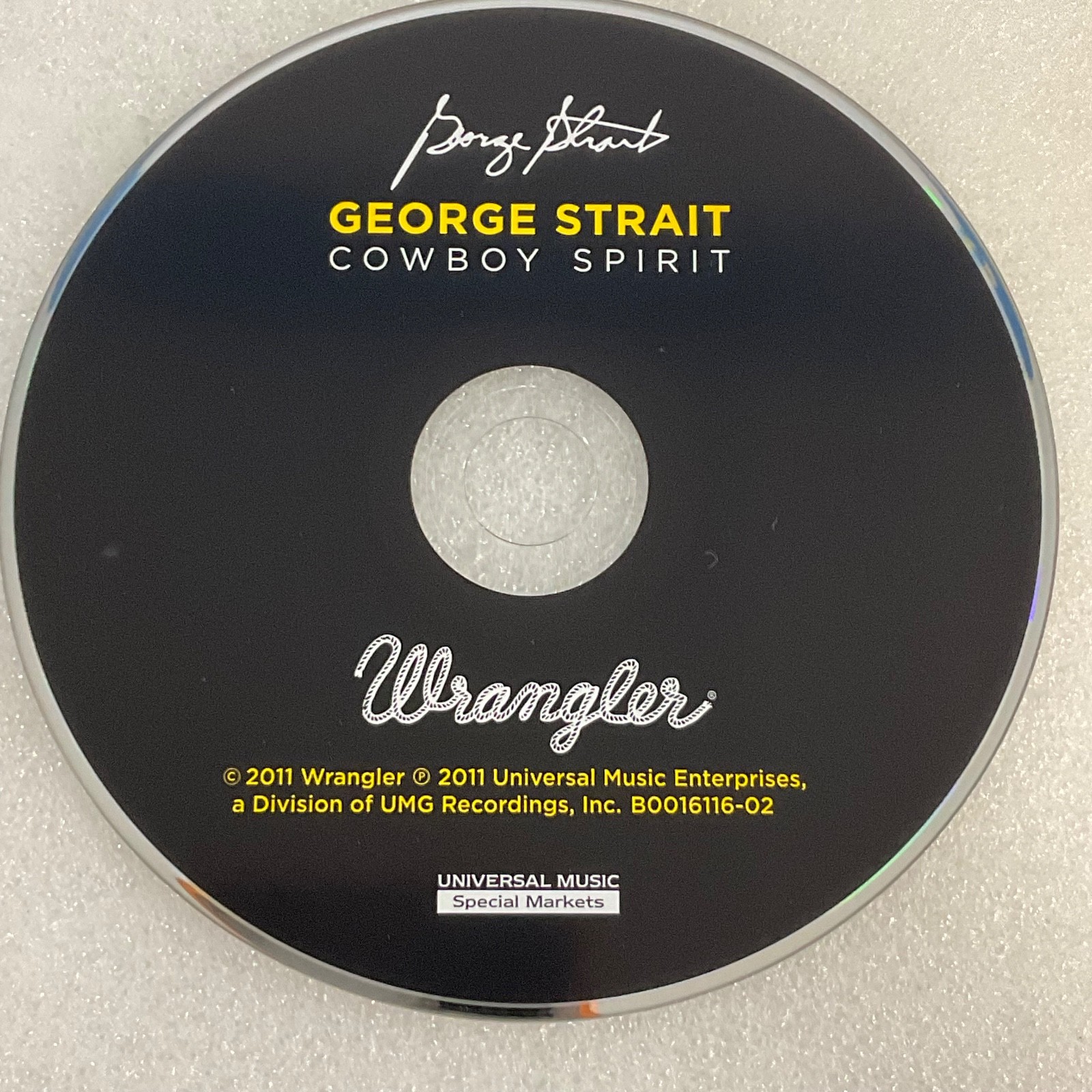 George Strait Cowboy Spirit CD 2011 Wrangler Special Markets - Image 3