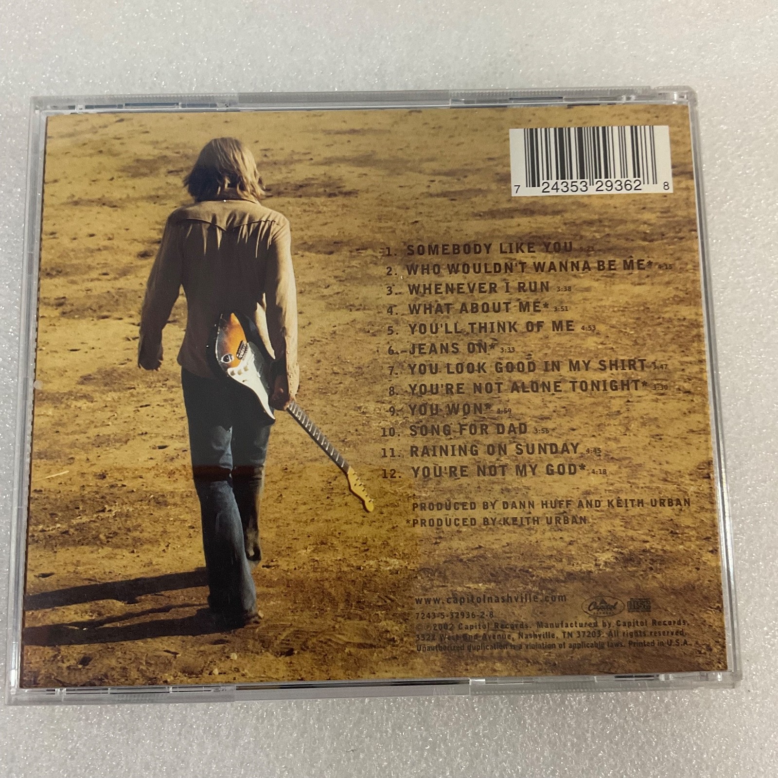 Keith Urban Golden Road CD Album 2002 Country Pop Capitol Records - Image 2