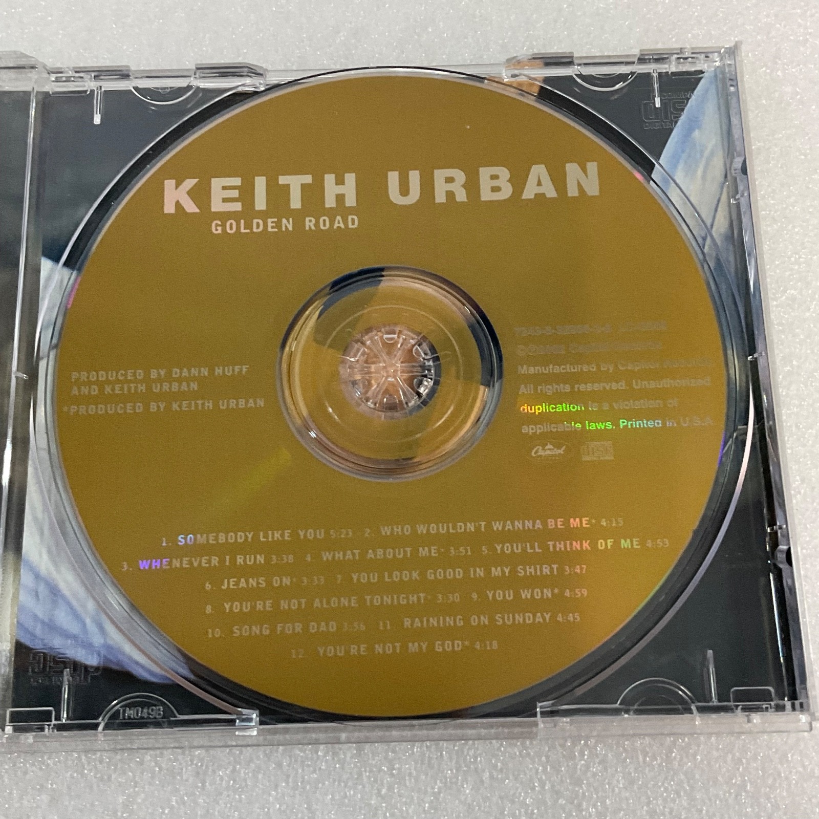 Keith Urban Golden Road CD Album 2002 Country Pop Capitol Records - Image 8