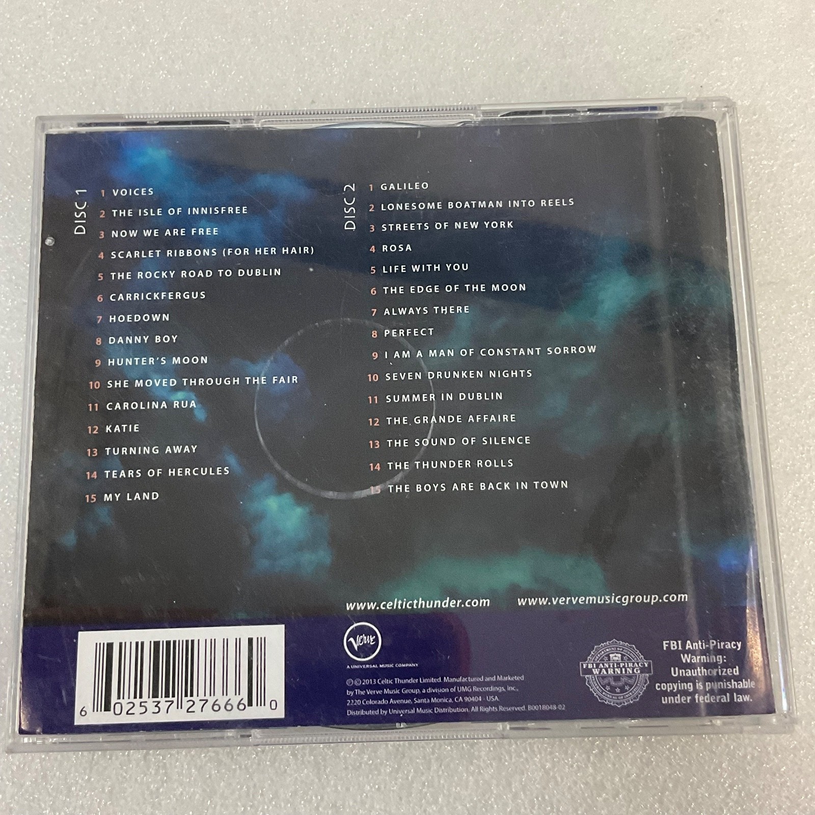 Celtic Thunder Mythology Deluxe Double CD 2013 Verve B0018048-02 - Image 2