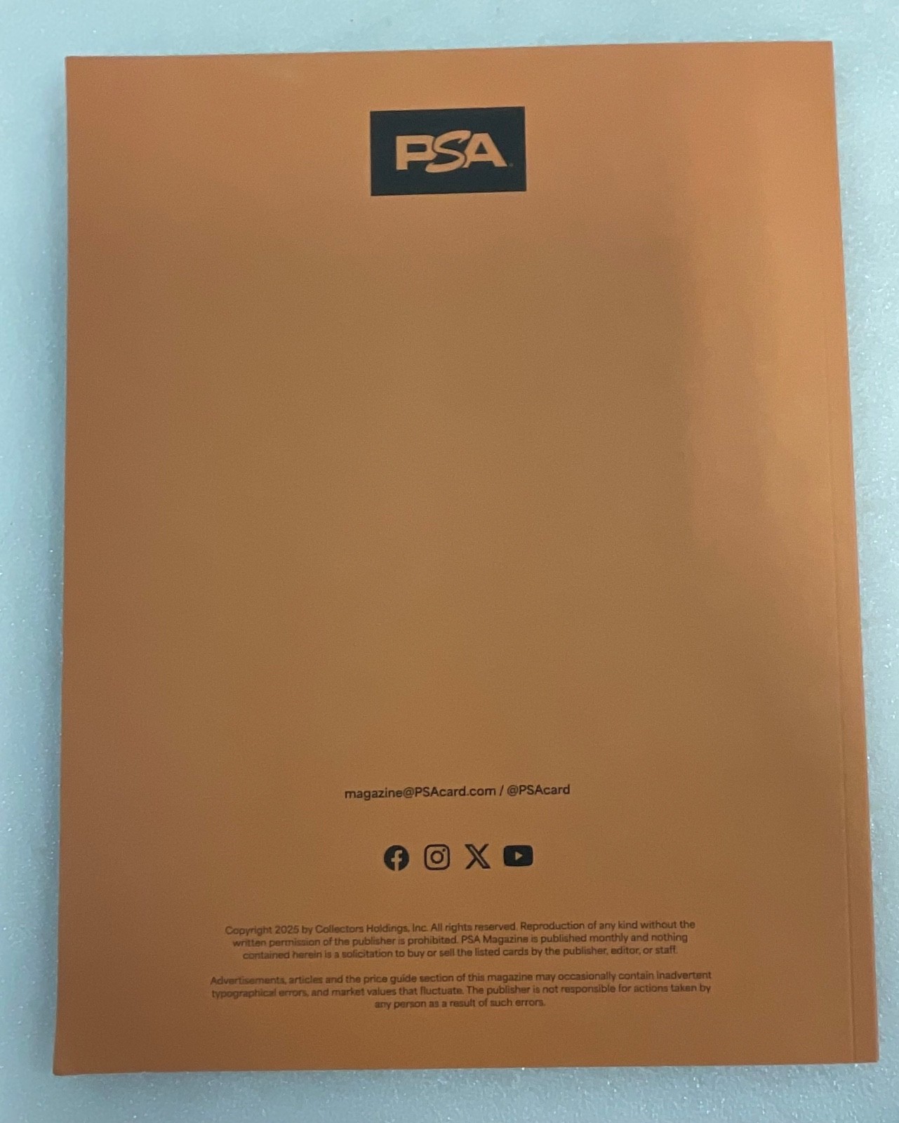 PSA Magazine 2025 November Vol 20 Tepig Base Cover Collectible - Image 2