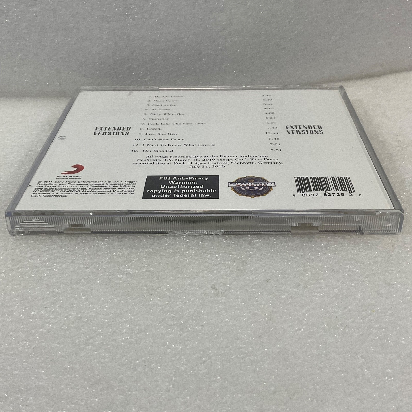 Foreigner Extended Versions Live CD 2011 Rock Classics - Image 9