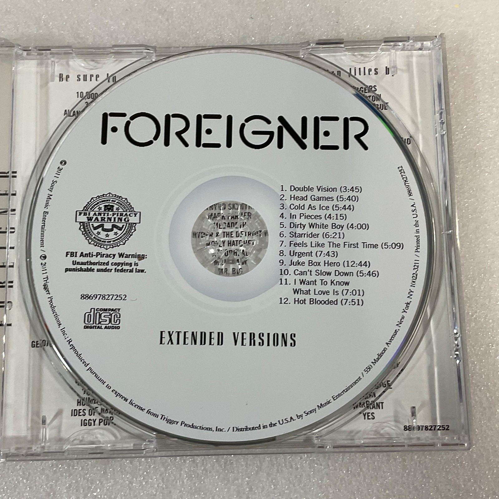 Foreigner Extended Versions Live CD 2011 Rock Classics - Image 14