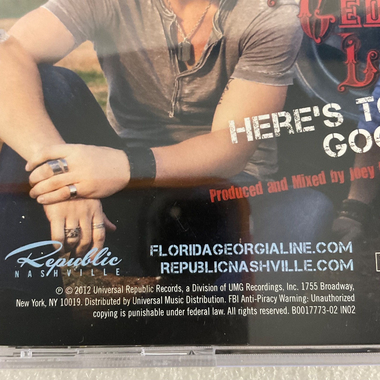 Florida Georgia Line Here's to the Good Times Country CD 2012 Republic - Image 13