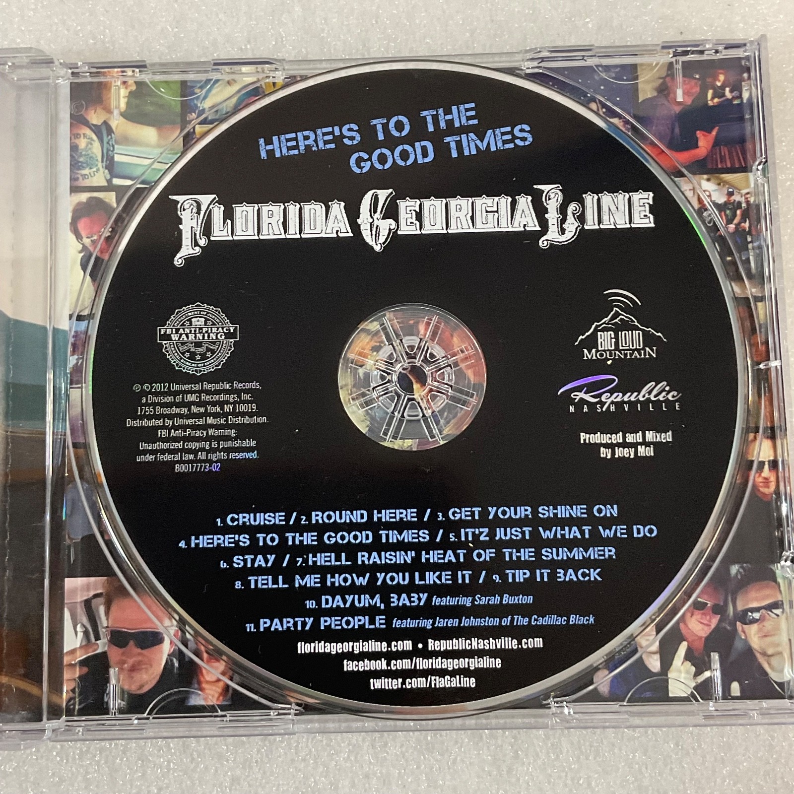 Florida Georgia Line Here's to the Good Times Country CD 2012 Republic - Image 15