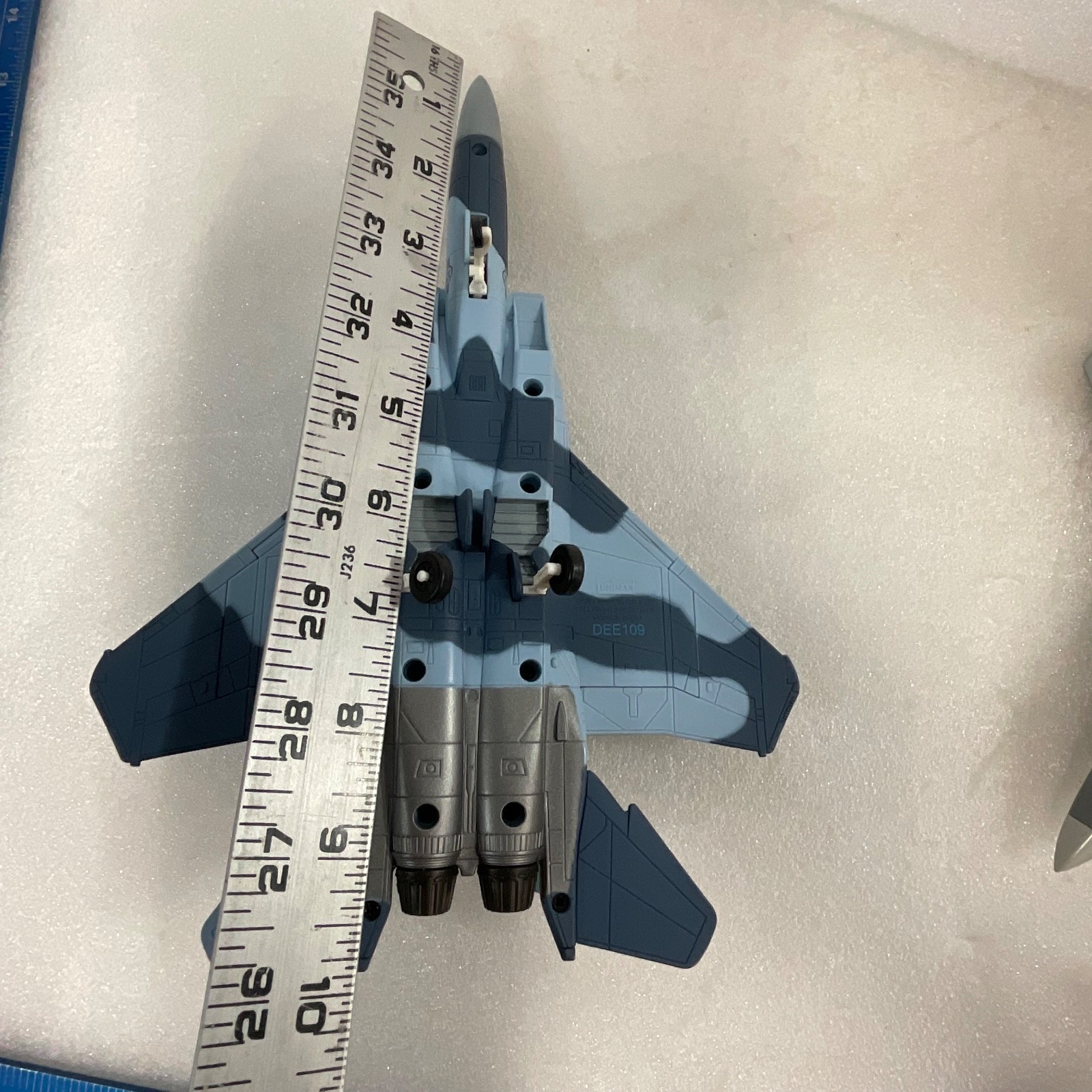 2009 Unimax F-15 Model Jet 7in Wing Span Diecast-Style Plastic Toy Aircraft - Image 4
