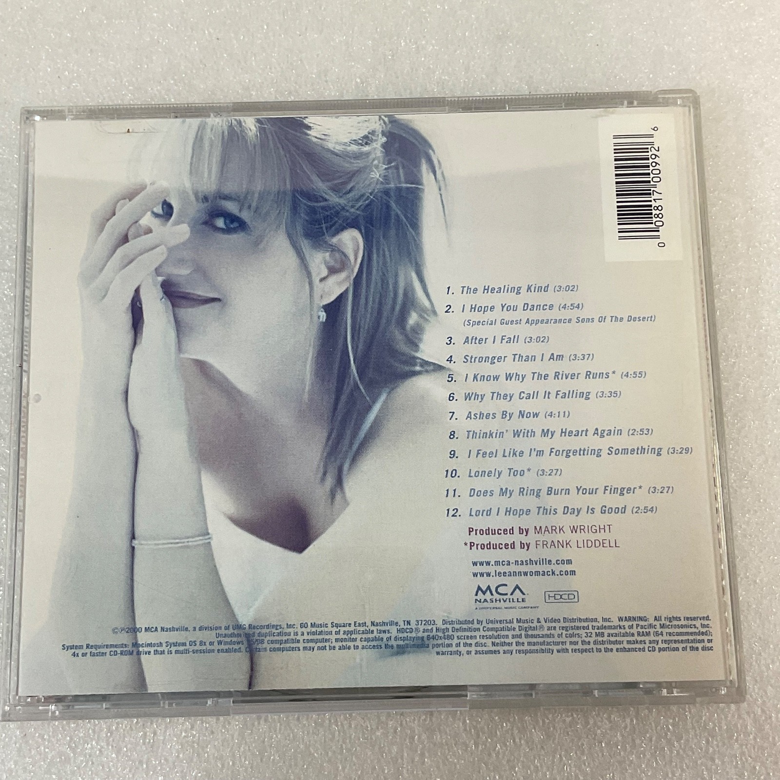 Lee Ann Womack I Hope You Dance CD Enhanced Country MCA Nashville 2000 - Image 2
