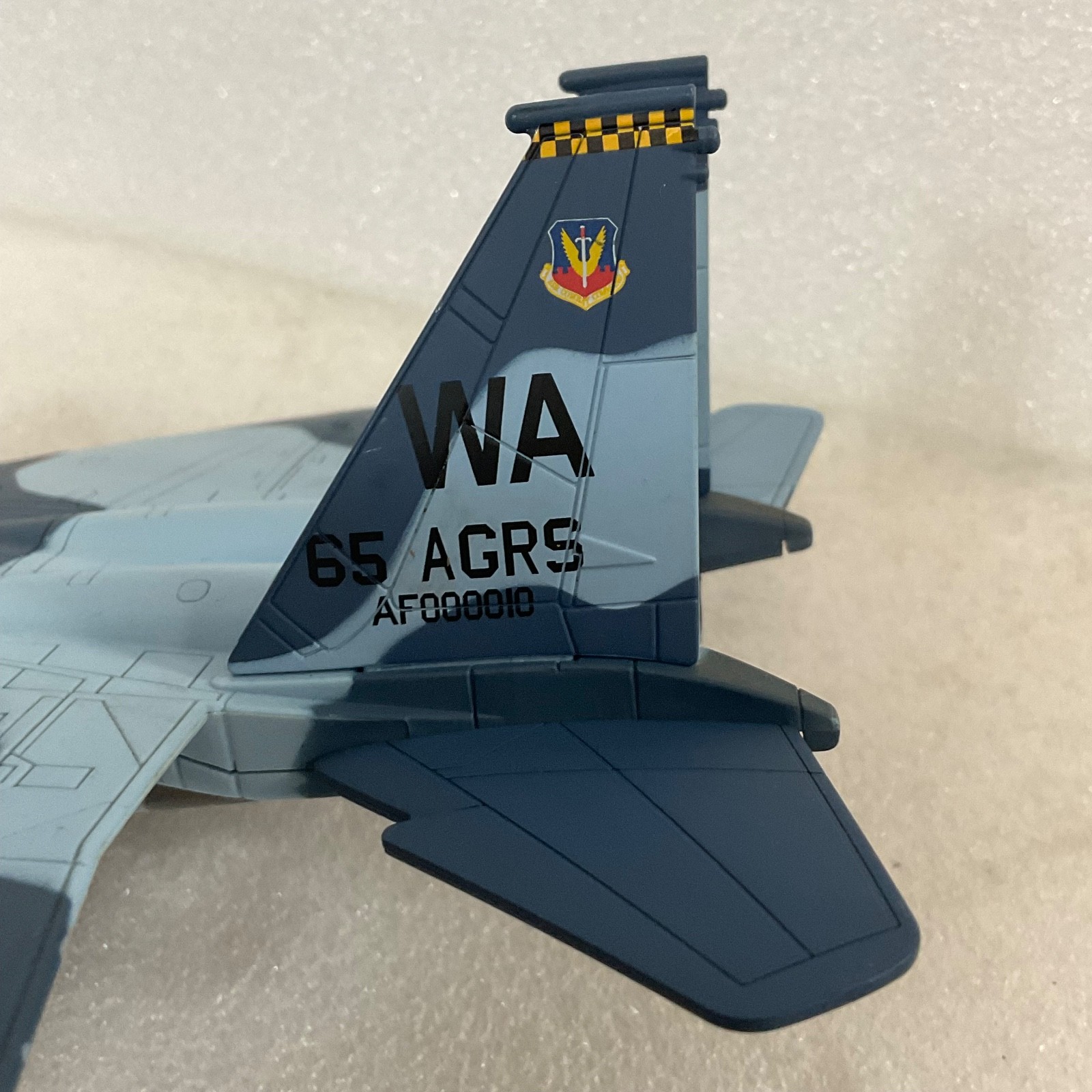 2009 Unimax F-15 Model Jet 7in Wing Span Diecast-Style Plastic Toy Aircraft - Image 10